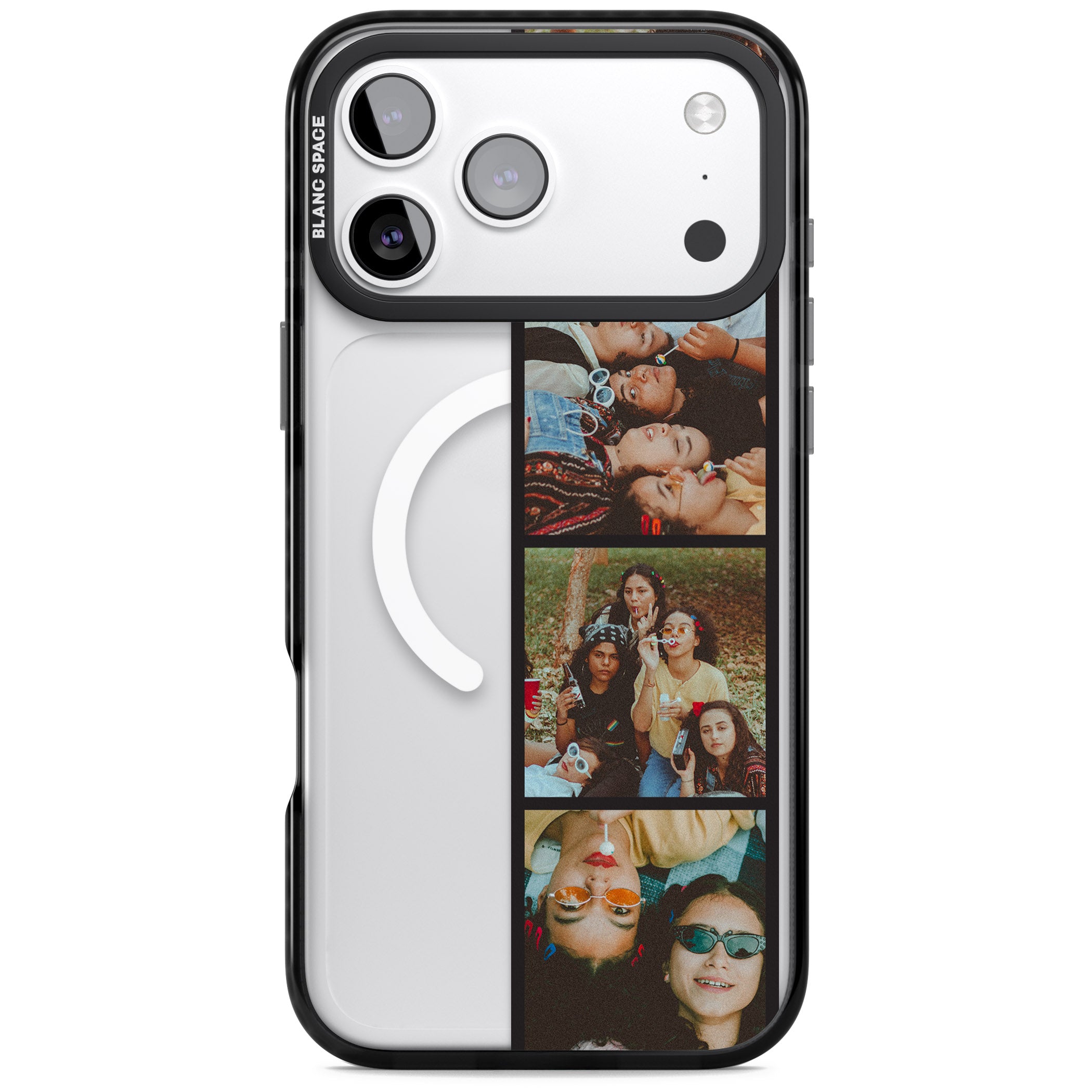 Personalised Photo Strip iPhone 17 Pro Impact Pro Black Phone Case