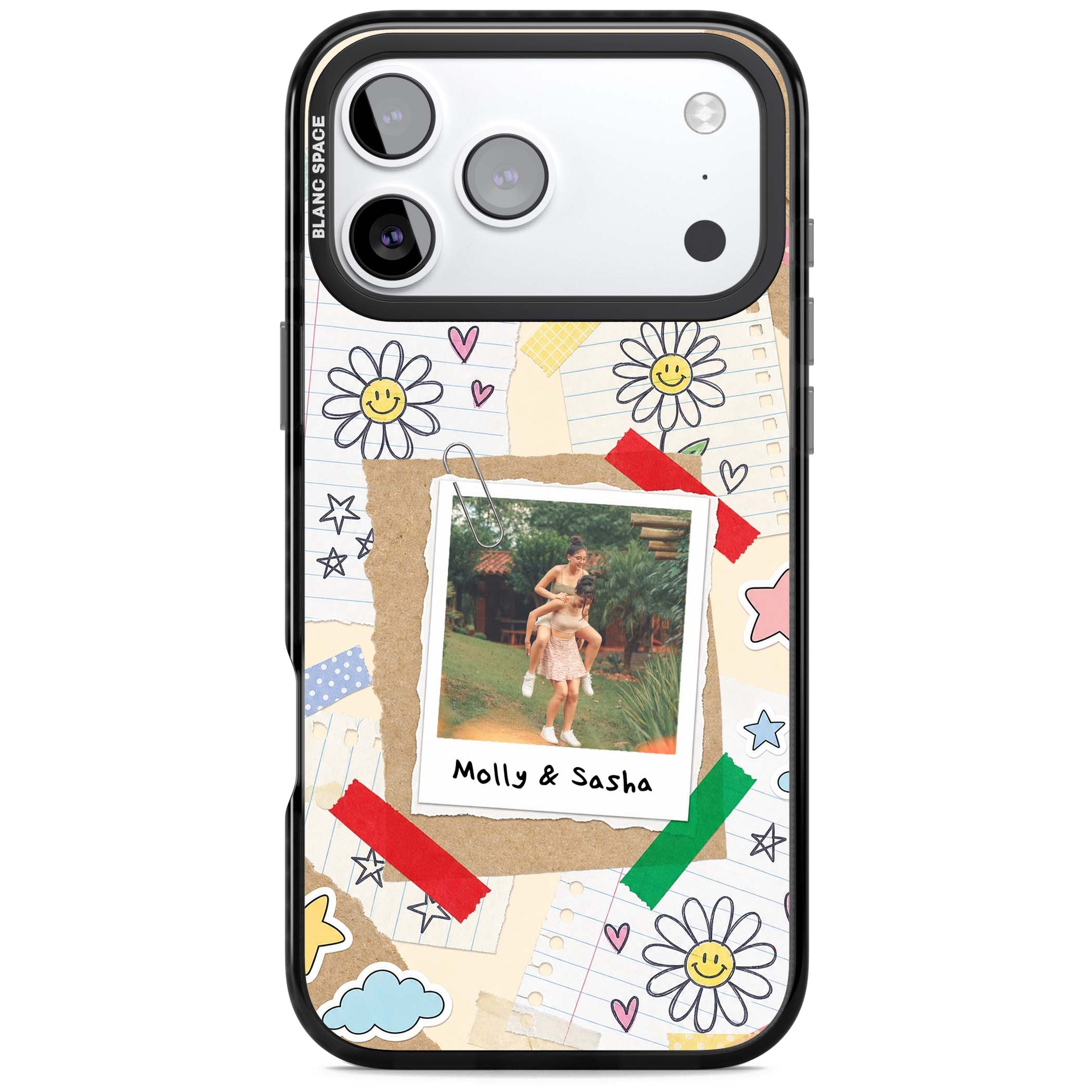 Scrapbook Photo coquette iPhone case | Black Impact Magsafe case for iPhone 17 Pro, iPhone 17 Pro Max