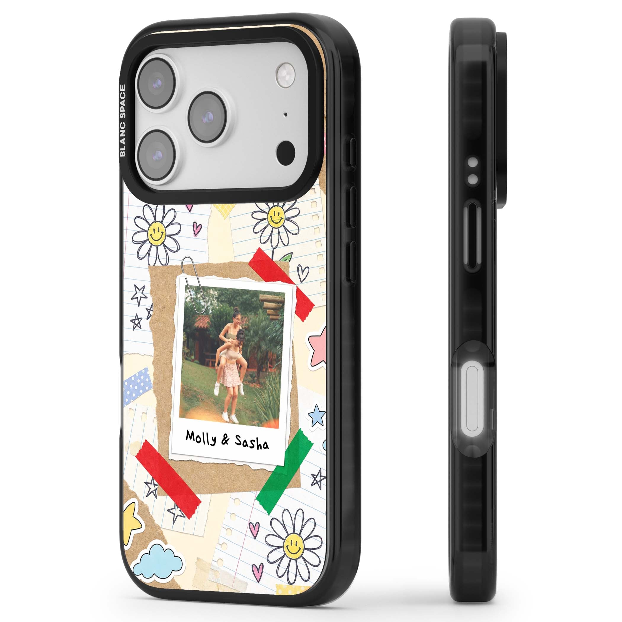 Scrapbook Photo coquette iPhone case | Black Impact Magsafe case for iPhone 17 Pro, iPhone 17 Pro Max