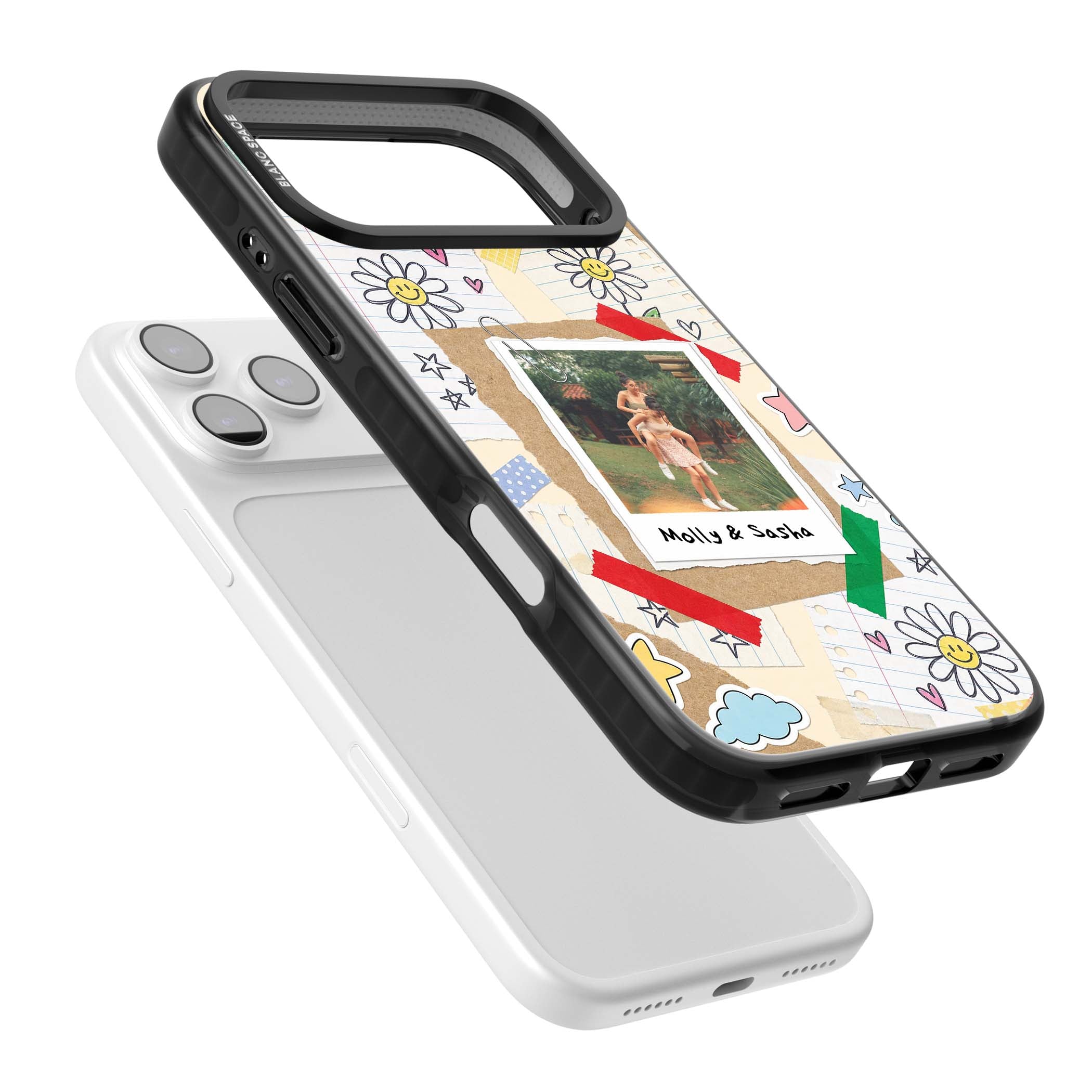 Scrapbook Photo coquette iPhone case | Black Impact Magsafe case for iPhone 17 Pro, iPhone 17 Pro Max