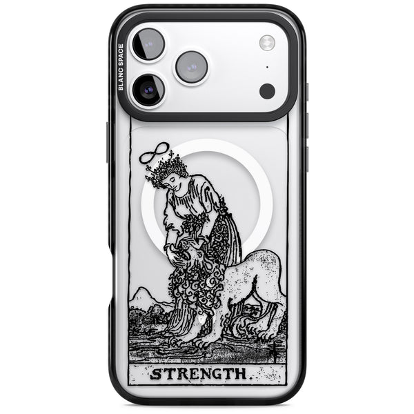 Personalised Strength Tarot Card (Clear)