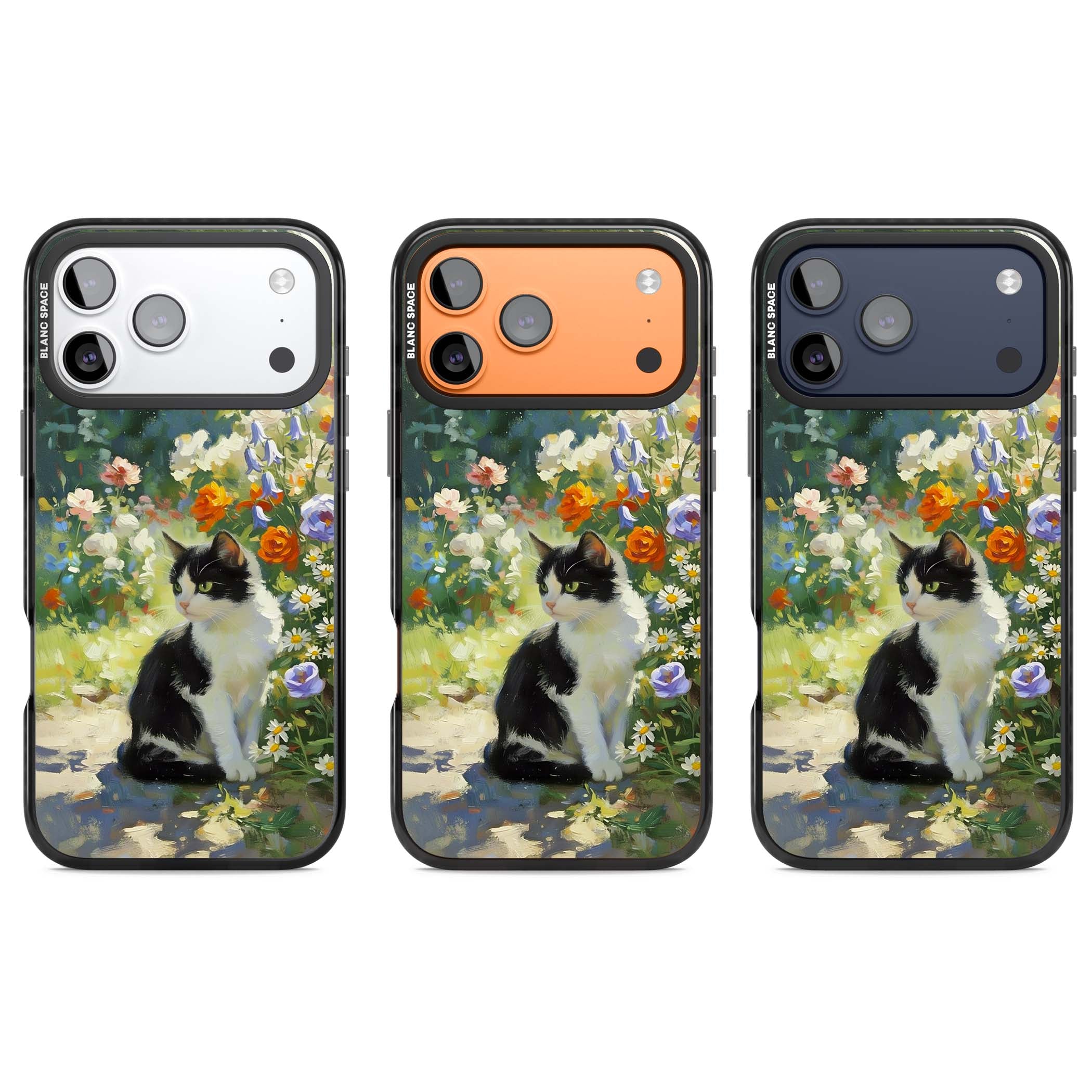 Cat In The Meadow for her iPhone case | Black Impact Magsafe case for iPhone 17 Pro, iPhone 17 Pro Max