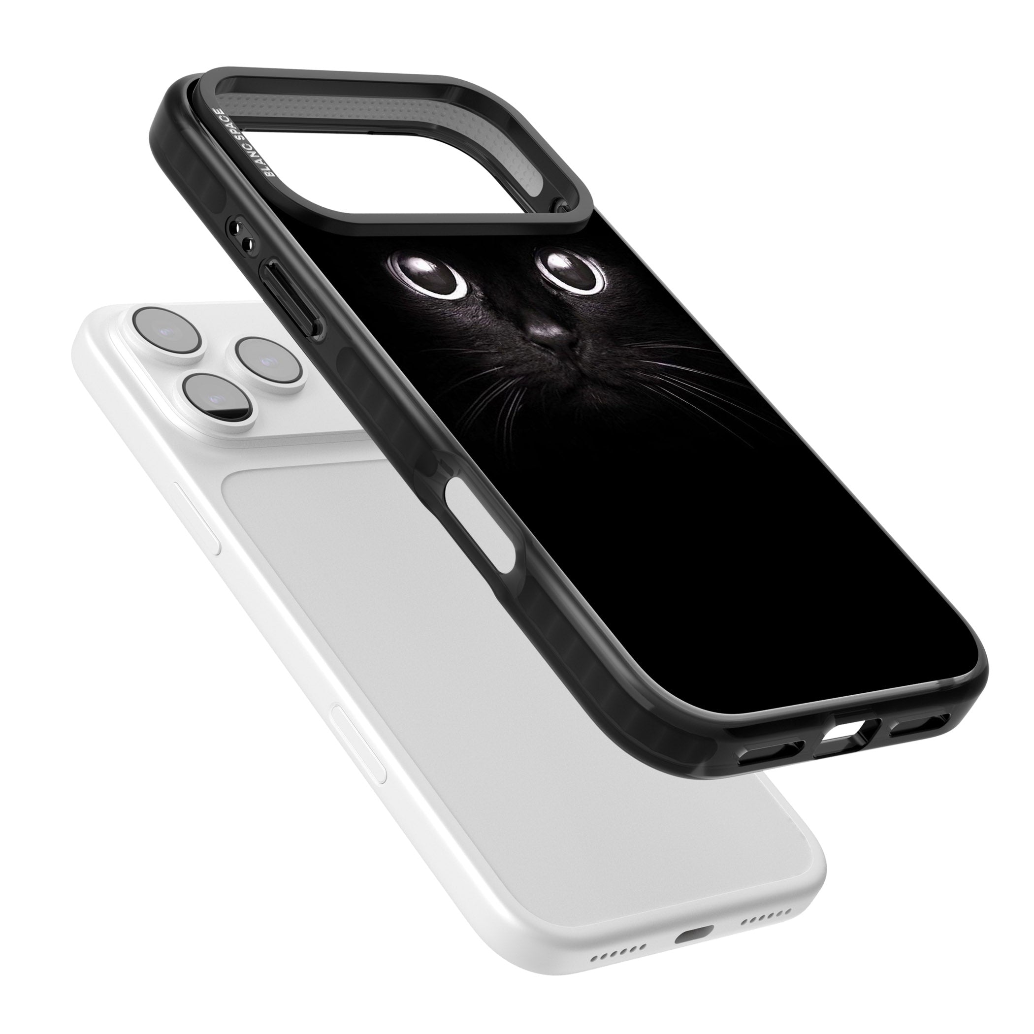Black Cat iPhone 17 Pro Impact Pro Black Phone Case Colours