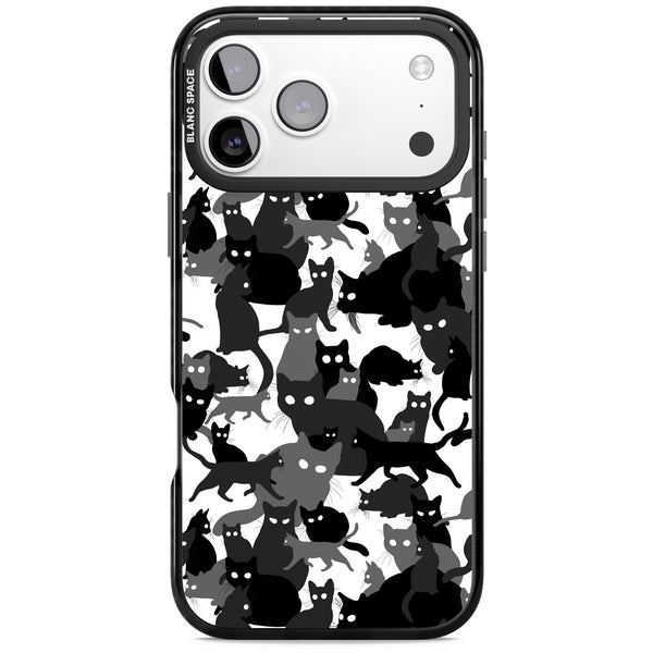 Black & White Cat Camouflage