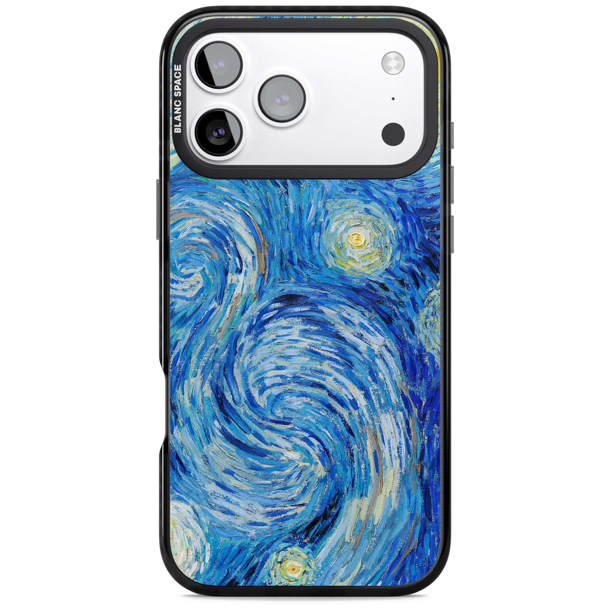 The Starry Night By Vincent Van Gogh iPhone 17 Pro Impact Pro Black Phone Case