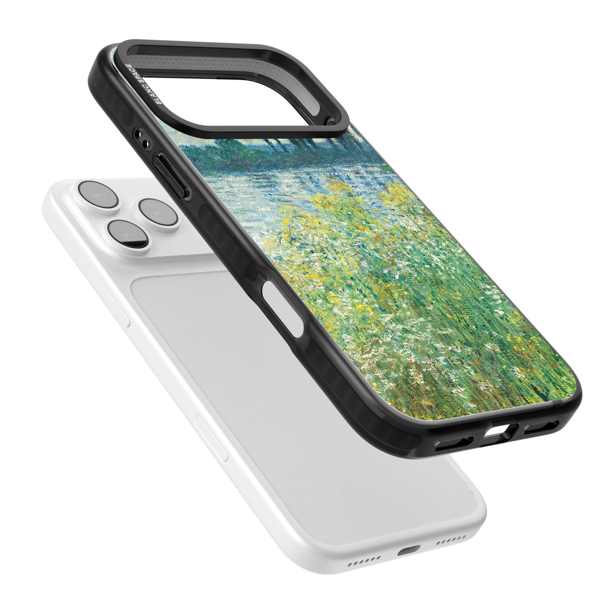 Banks Of The Seine By Claude Monet iPhone 17 Pro Impact Pro Black Phone Case Colours