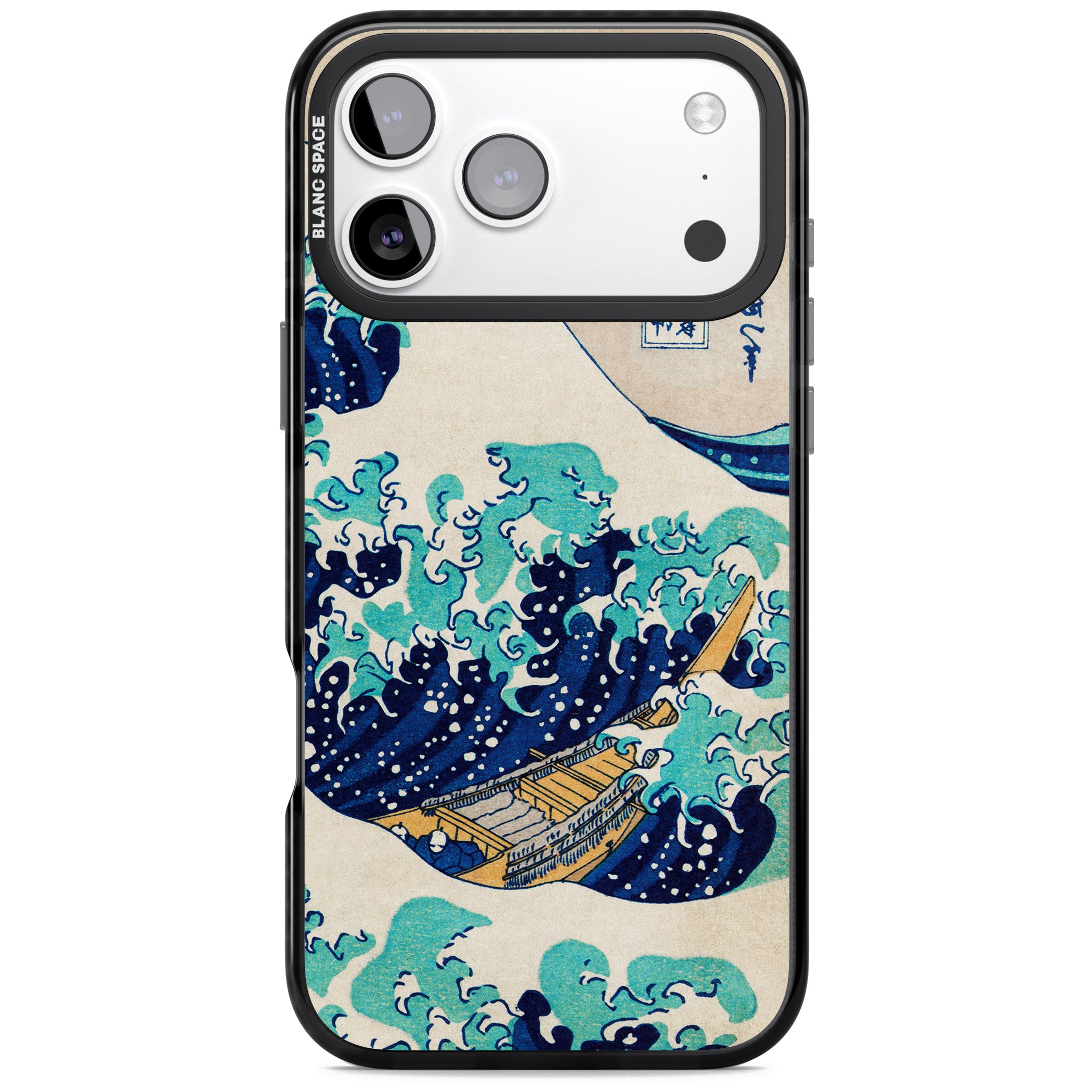 The Great Wave By Katsushika Hokusai iPhone 17 Pro Impact Pro Black Phone Case