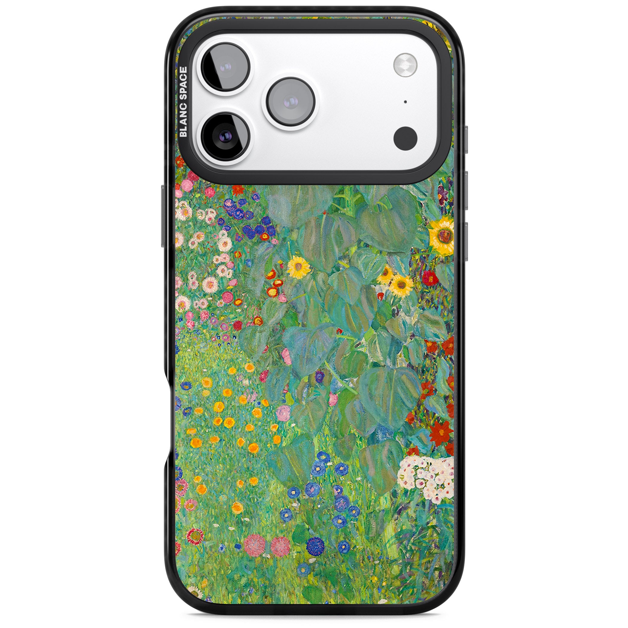Farm Garden With Sunflowers iPhone 17 Pro Impact Pro Black Phone Case