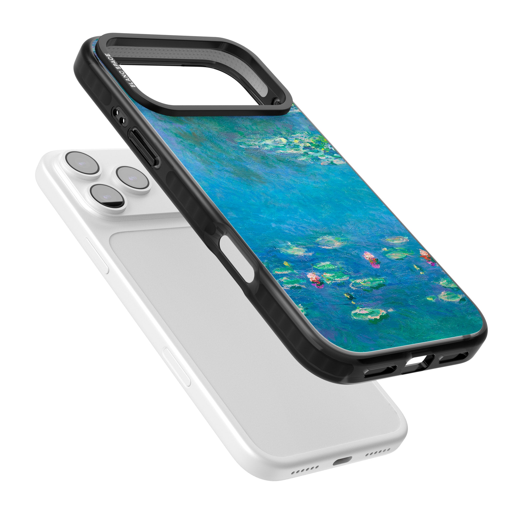 Water Lilies iPhone 17 Pro Impact Pro Black Phone Case Colours