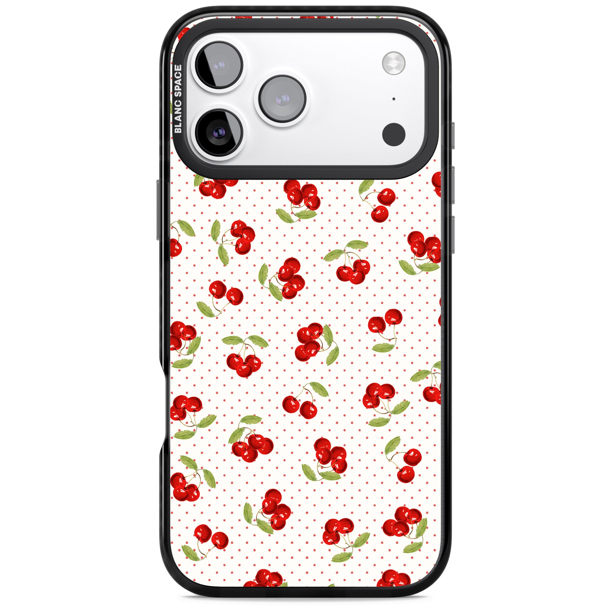 Cherry Picking iPhone 17 Pro Impact Pro Black Phone Case