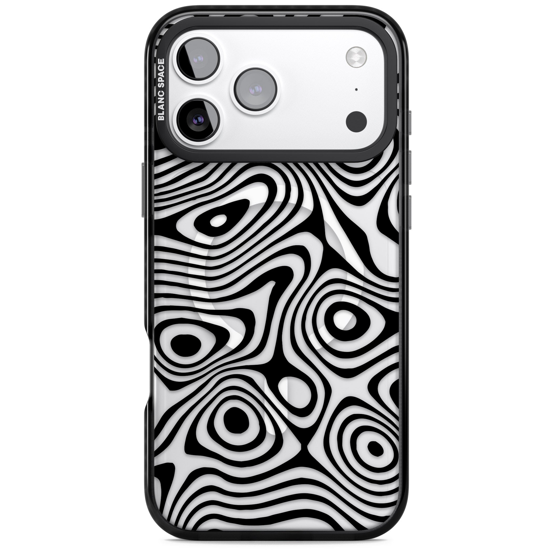 Dark Topographic Pattern Phone Case for iPhone & Samsung