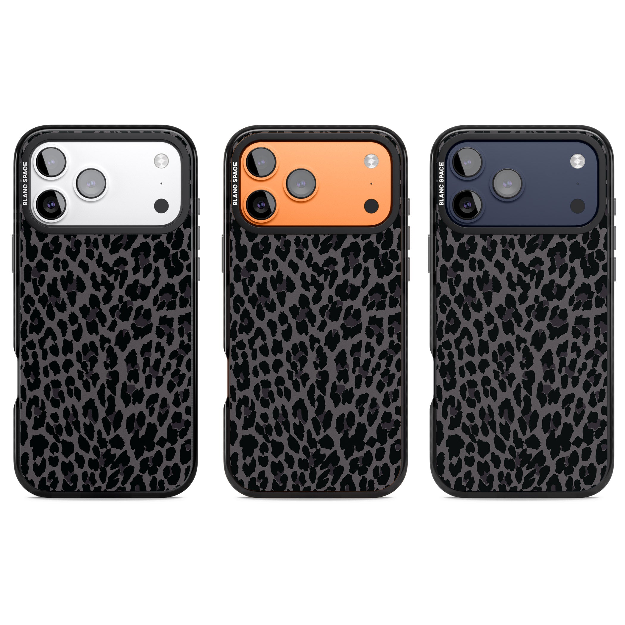 Dark Animal Print iPhone 17 Pro Impact Pro Black Phone Case APT Impact Protection