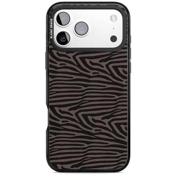 Dark Zebra Print