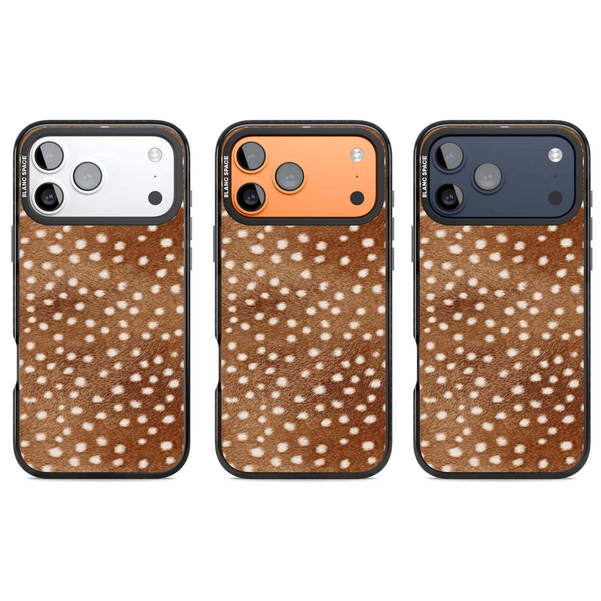 Deer Print animals iPhone case | Black Impact Magsafe case for iPhone 17 Pro, iPhone 17 Pro Max