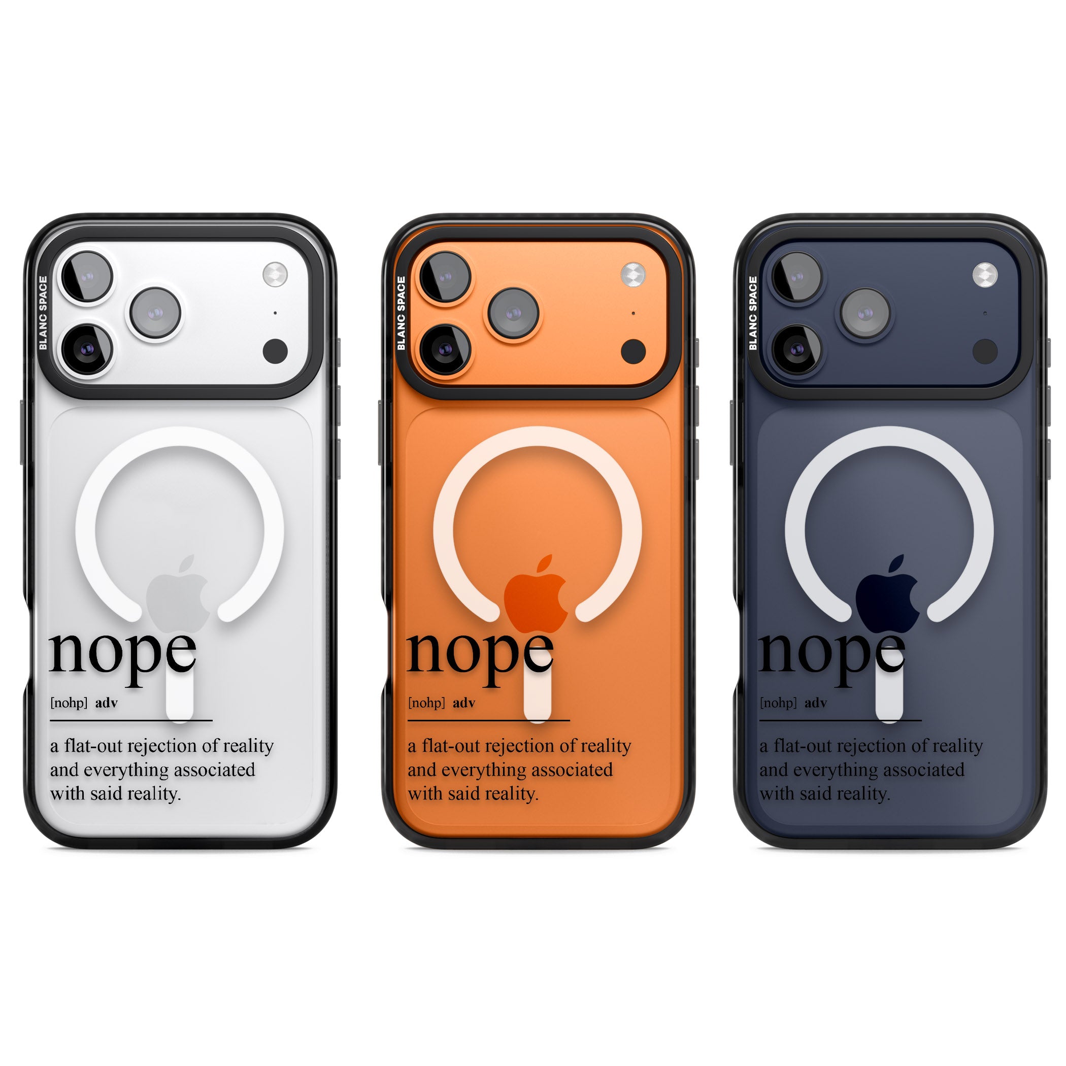 Nope iPhone 17 Pro Impact Pro Black Phone Case APT Impact Protection