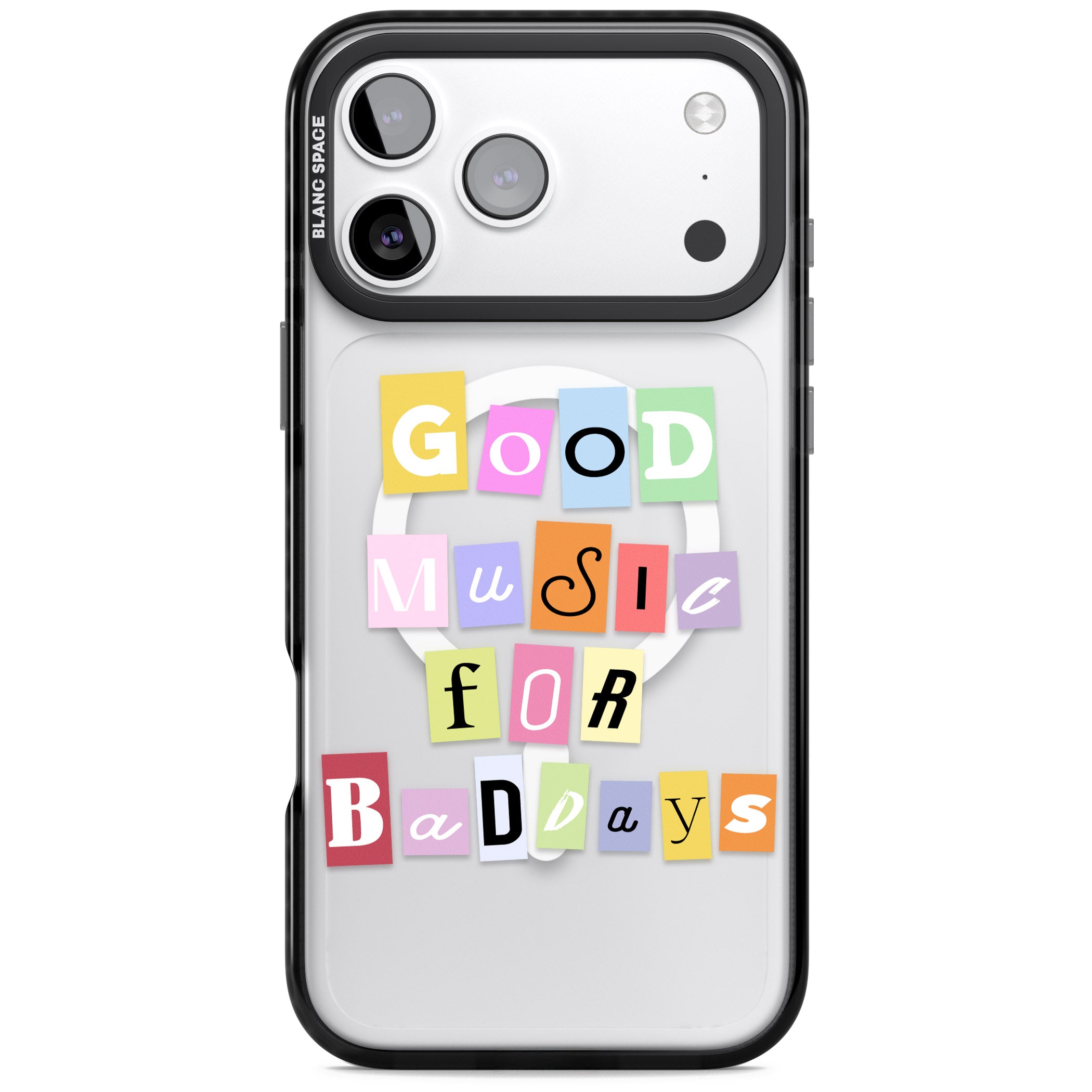 Good Music For Bad Days iPhone 17 Pro Impact Pro Black Phone Case
