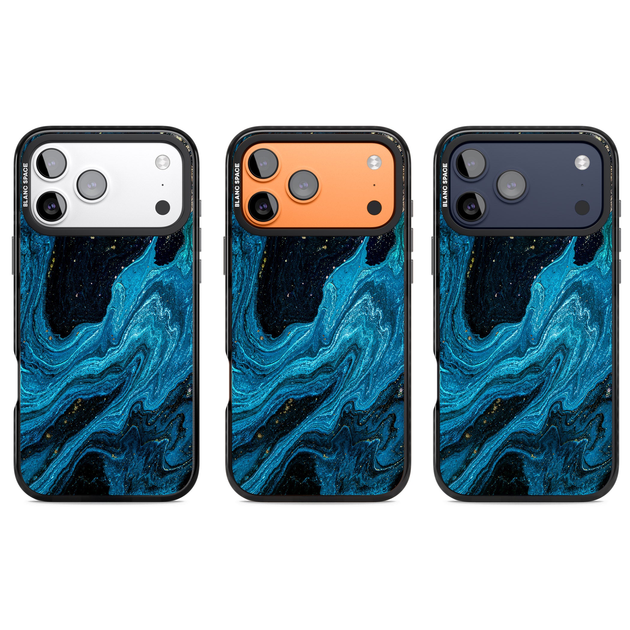Saphire Lagoon iPhone 17 Pro Impact Pro Black Phone Case APT Impact Protection