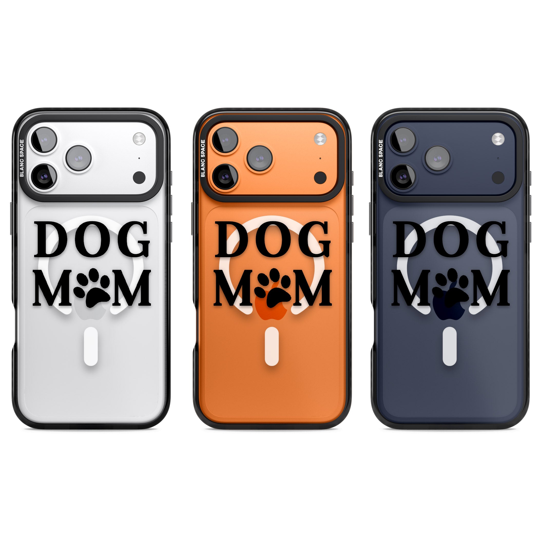 Dog Mom iPhone 17 Pro Impact Pro Black Phone Case APT Impact Protection