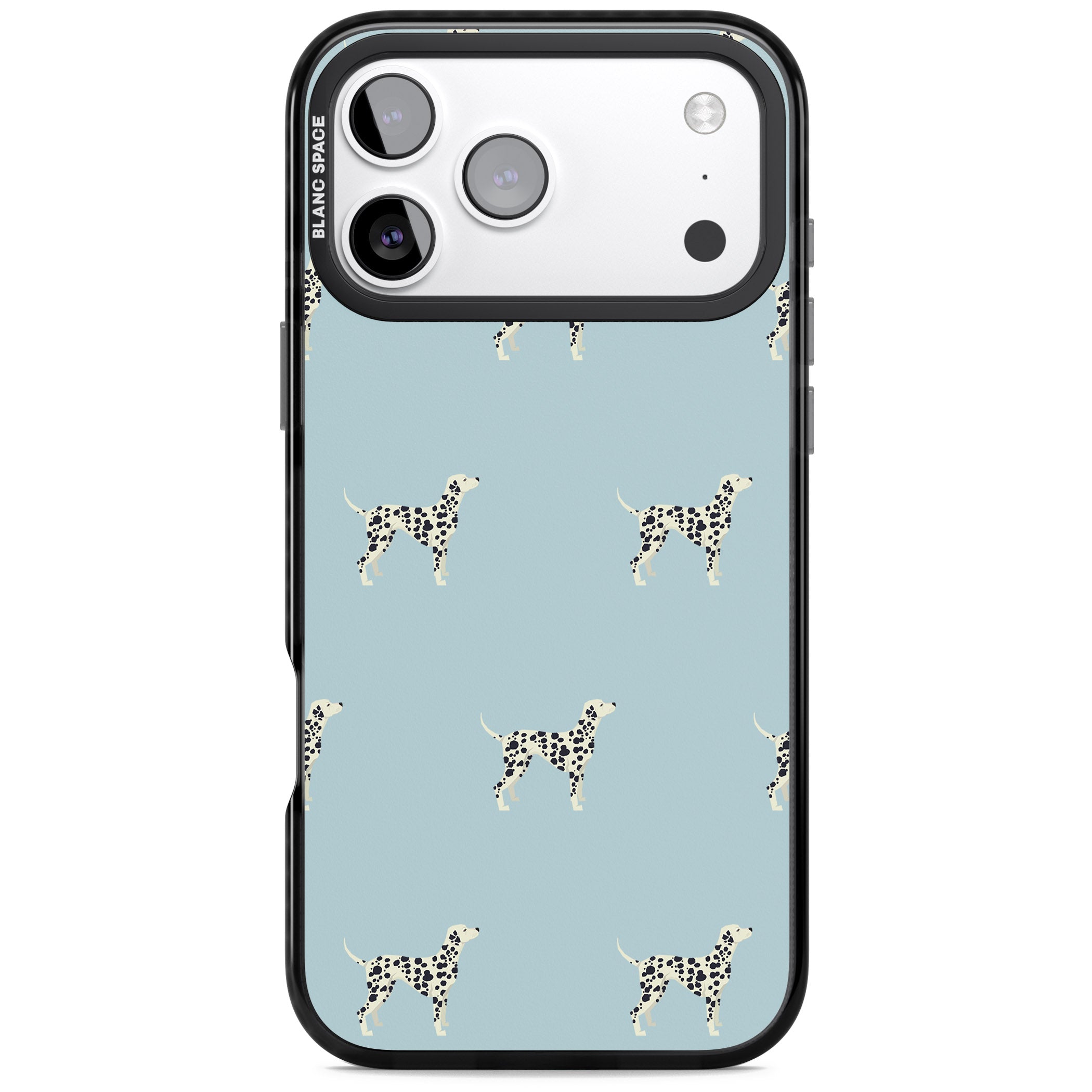 Dalmatian Pattern iPhone 17 Pro Impact Pro Black Phone Case