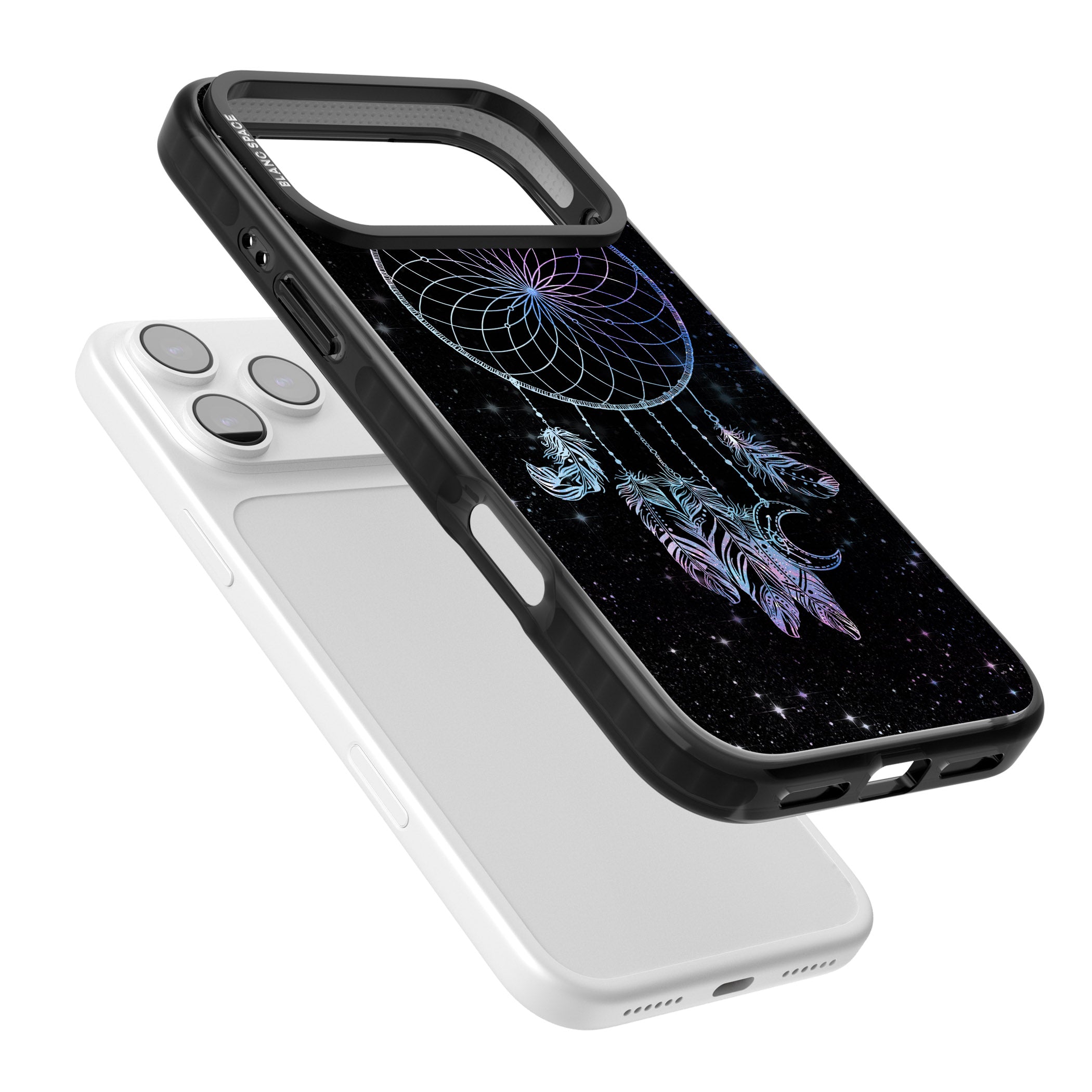 Dreamcatcher Galaxy iPhone 17 Pro Impact Pro Black Phone Case Colours