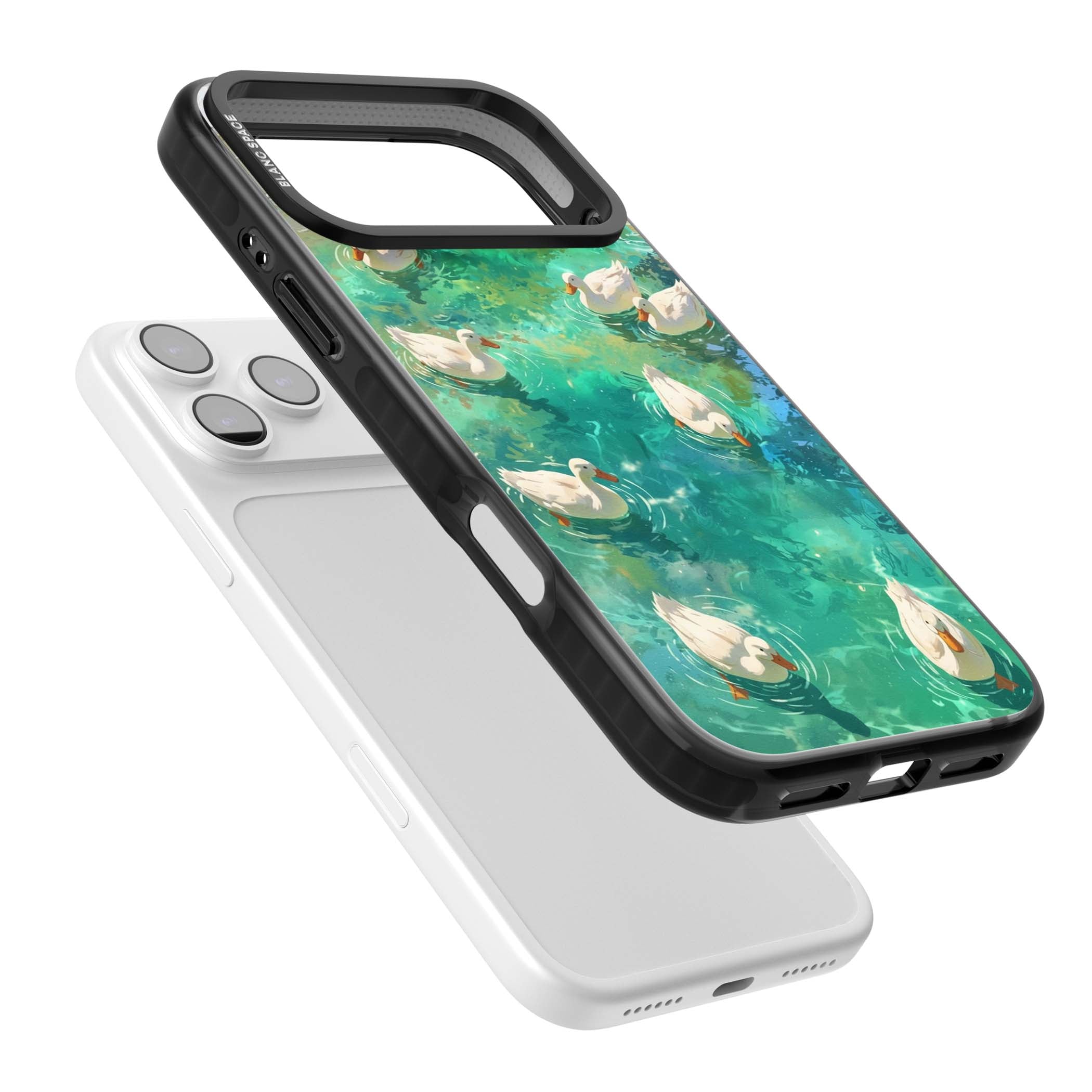 Ducks In The Pond for her iPhone case | Black Impact Magsafe case for iPhone 17 Pro, iPhone 17 Pro Max
