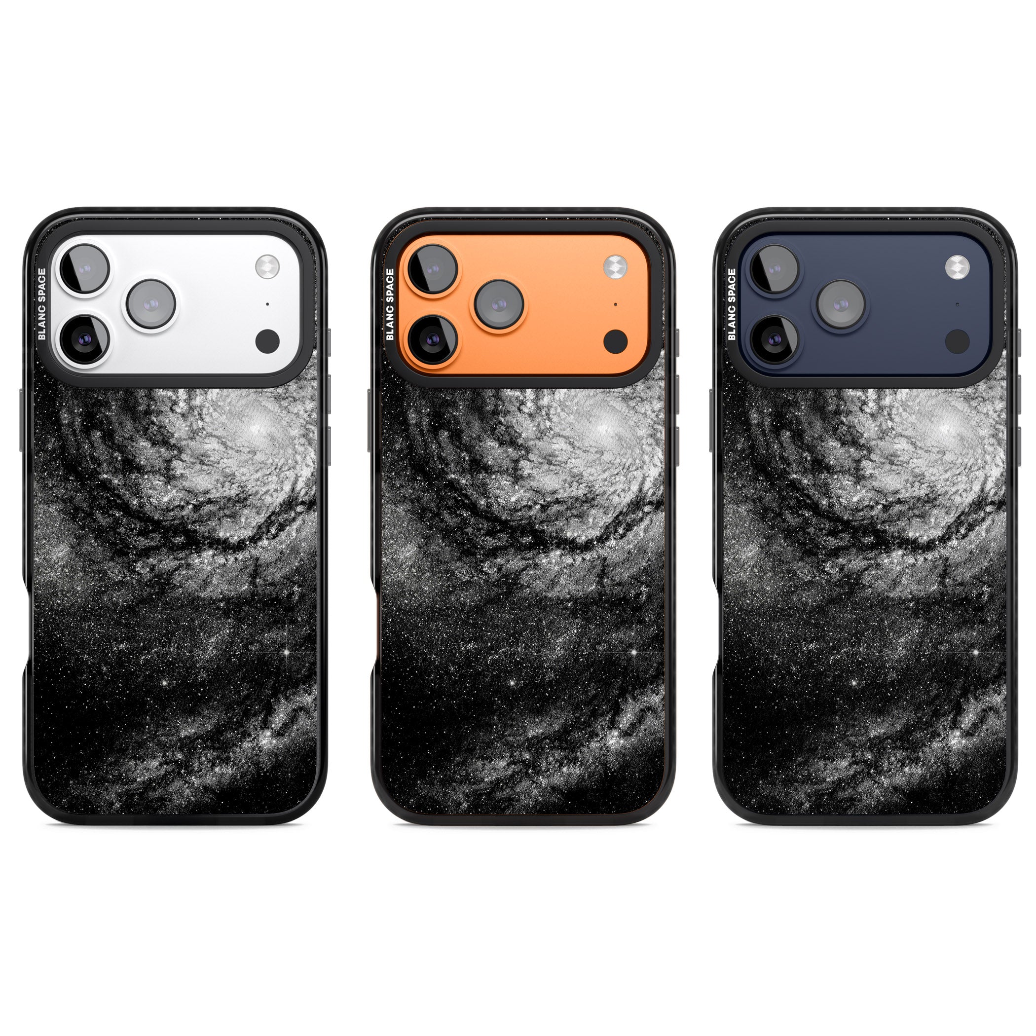 Night Sky Galaxies: Milky Way Galaxy iPhone 17 Pro Impact Pro Black Phone Case APT Impact Protection