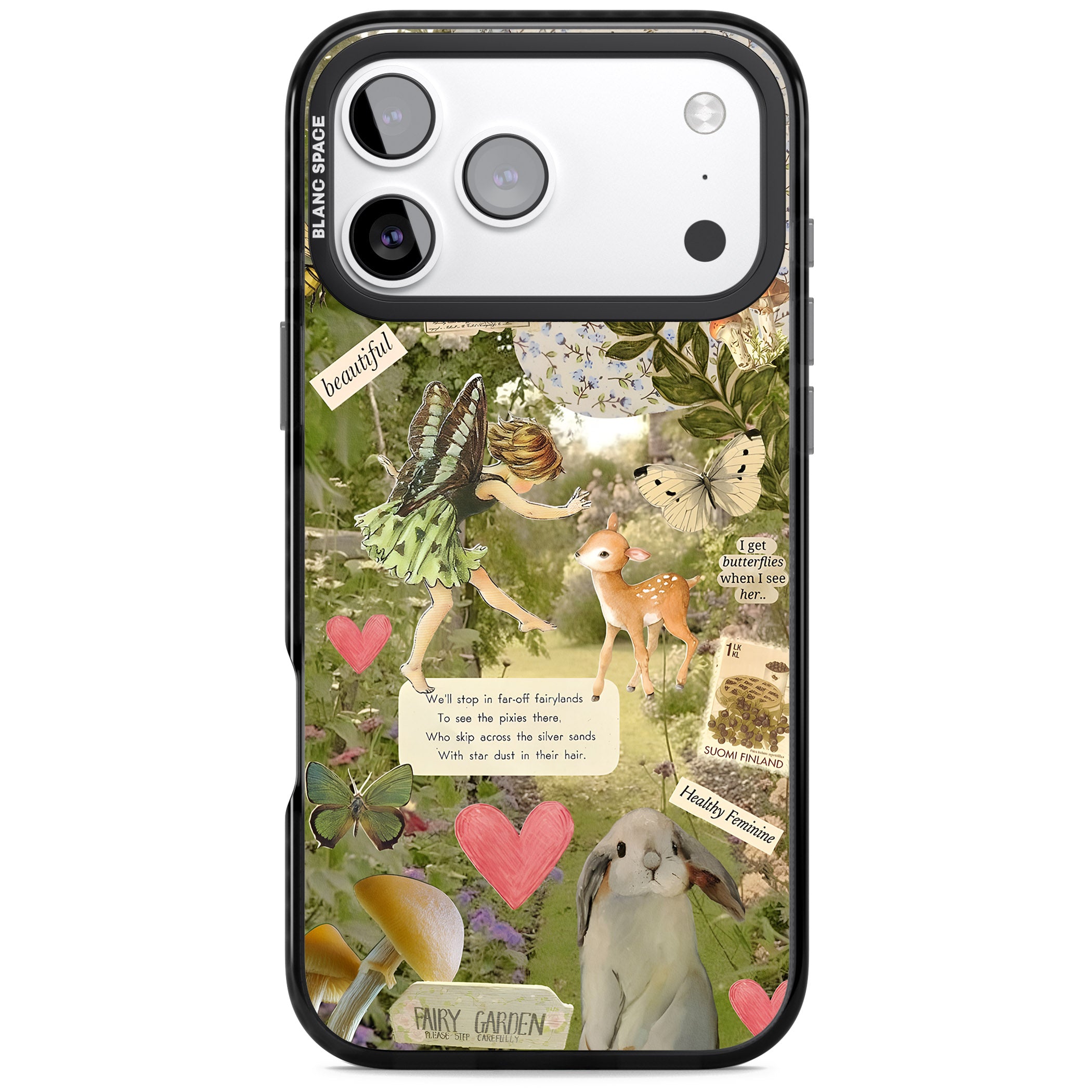 Soft Fairy iPhone 17 Pro Impact Pro Black Phone Case