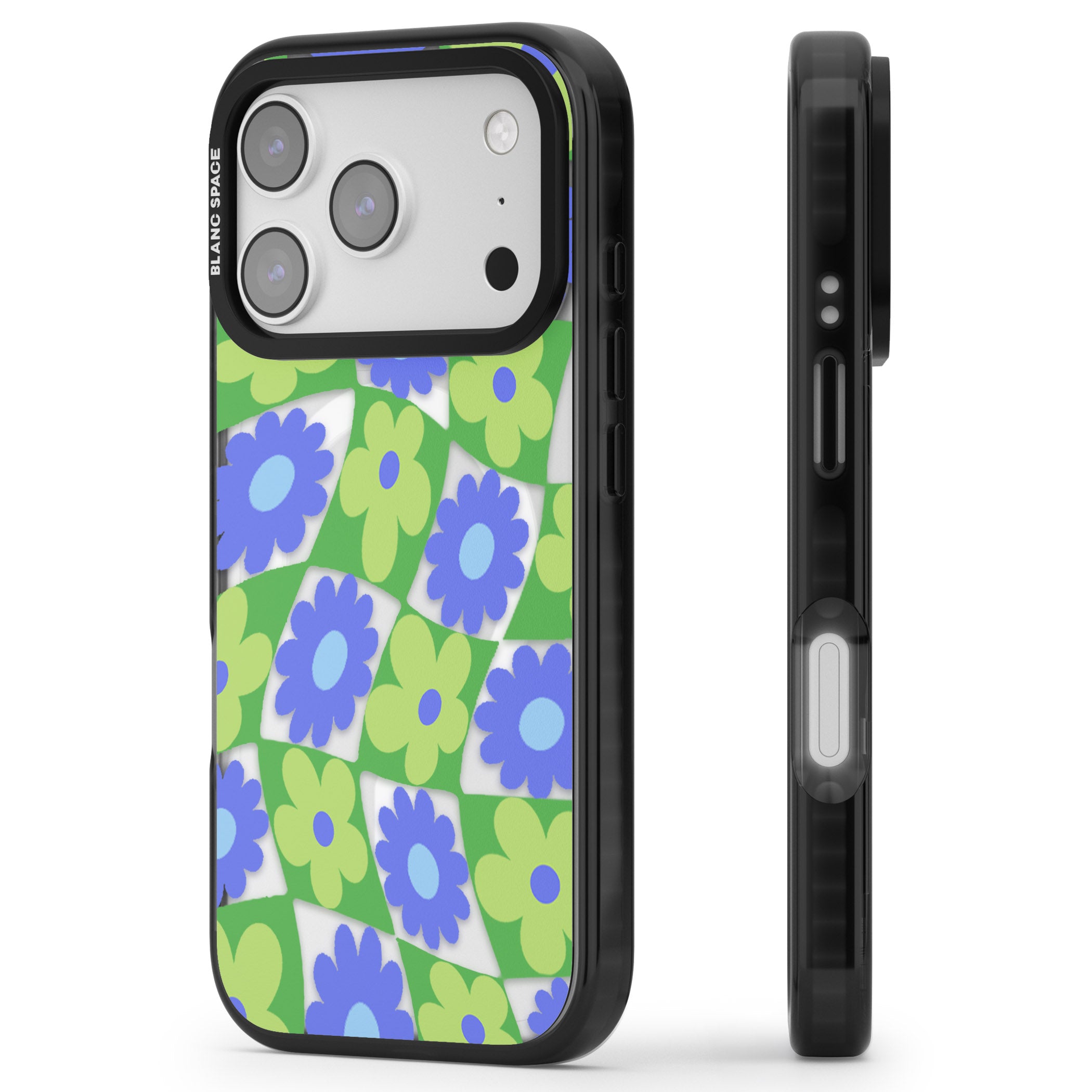 Garden Party iPhone 17 Pro Impact Pro Black Phone Case Side Profile