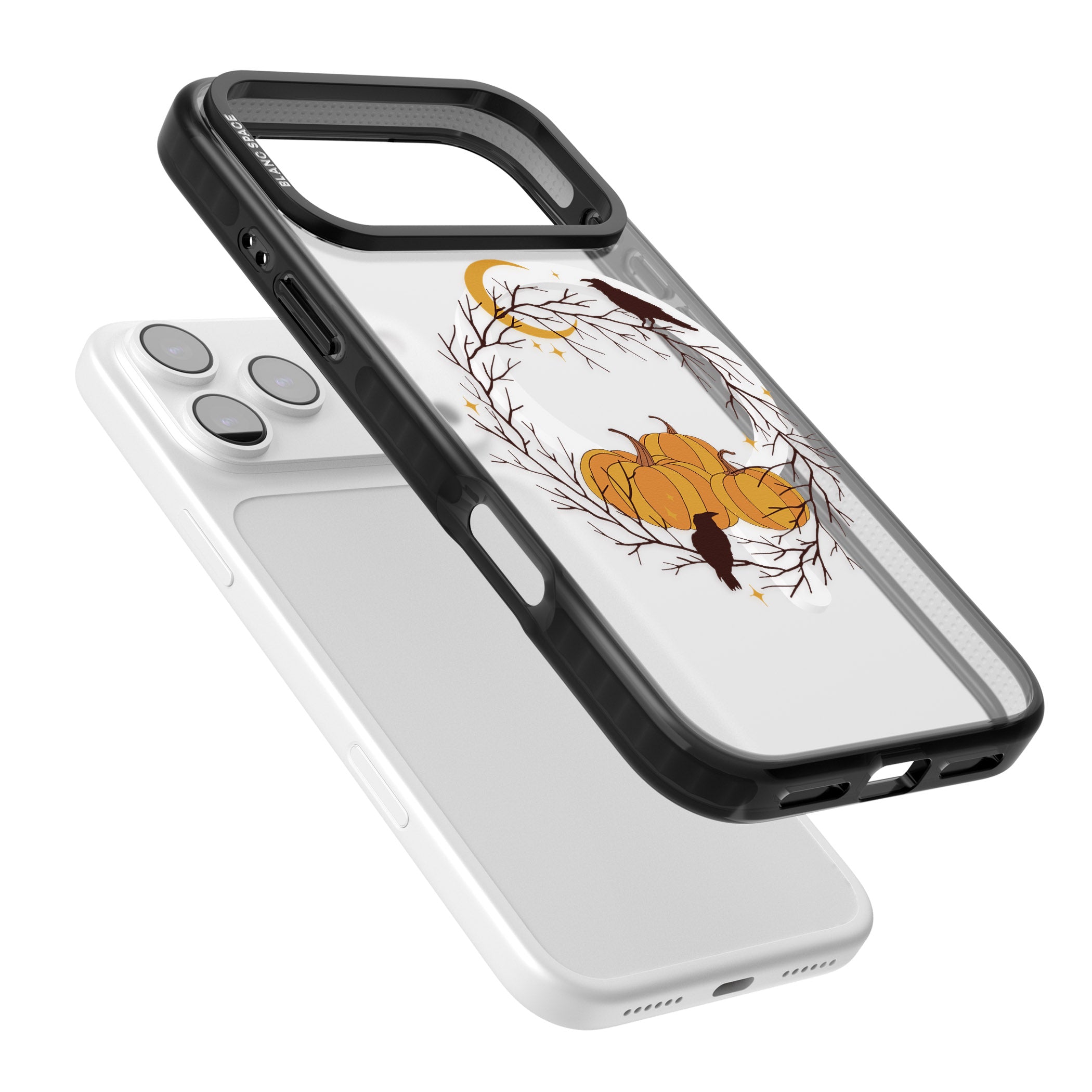 Pumpkin Patch iPhone 17 Pro Impact Pro Black Phone Case Colours