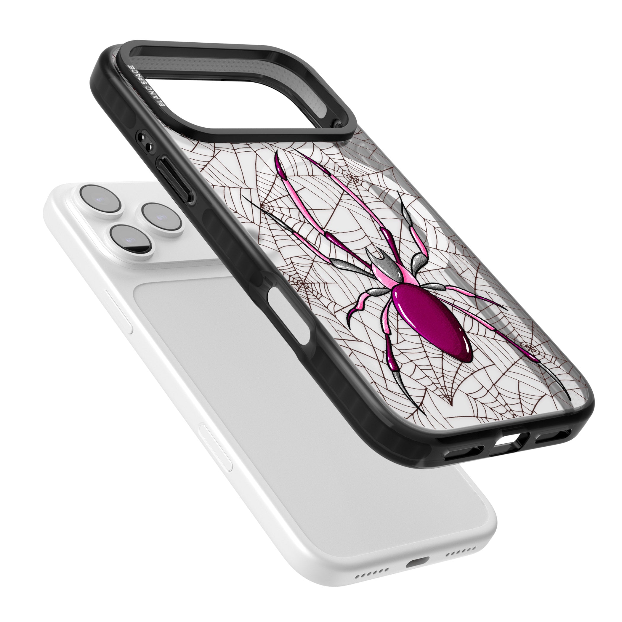 Arachnophobia iPhone 17 Pro Impact Pro Black Phone Case Colours