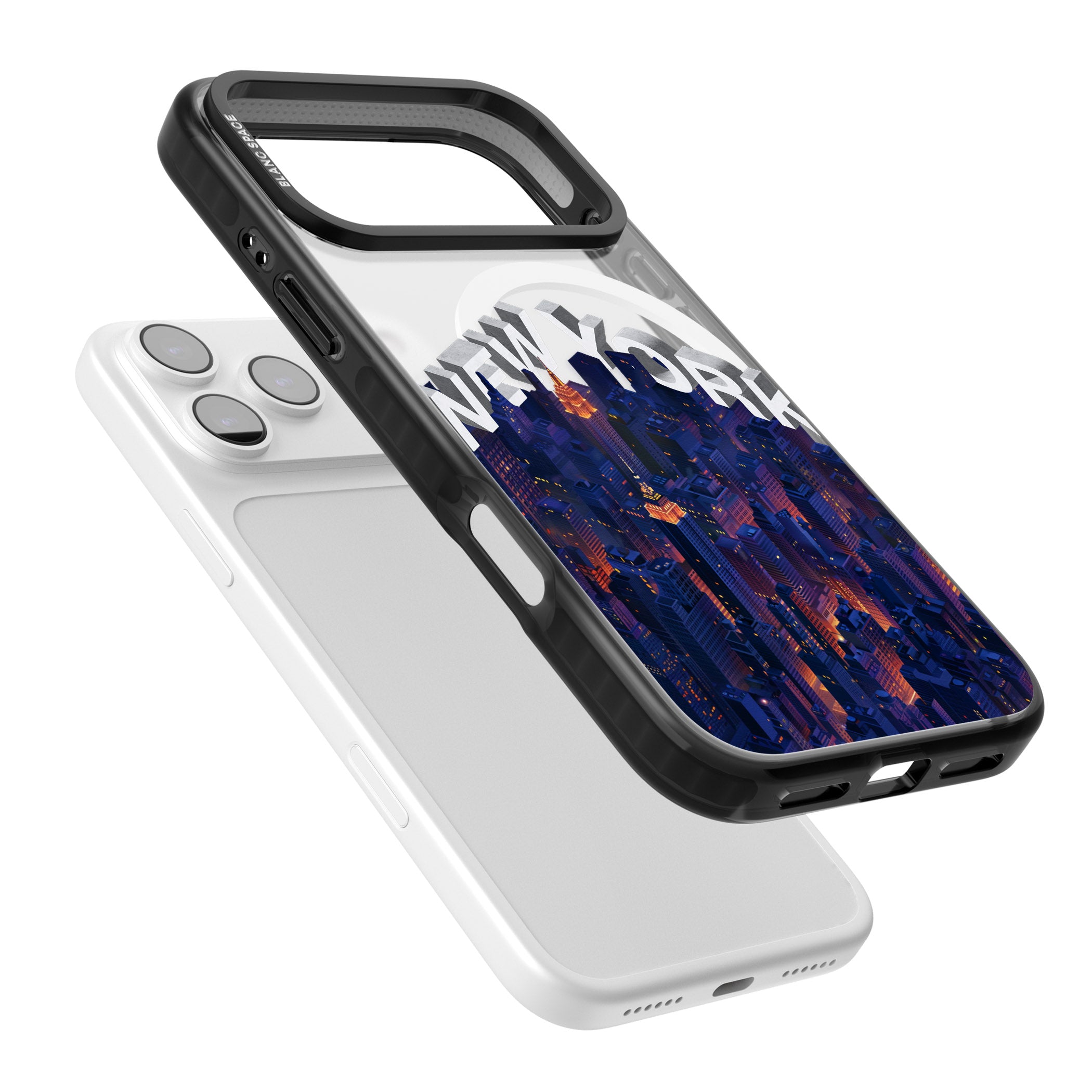 New York City iPhone 17 Pro Impact Pro Black Phone Case Colours