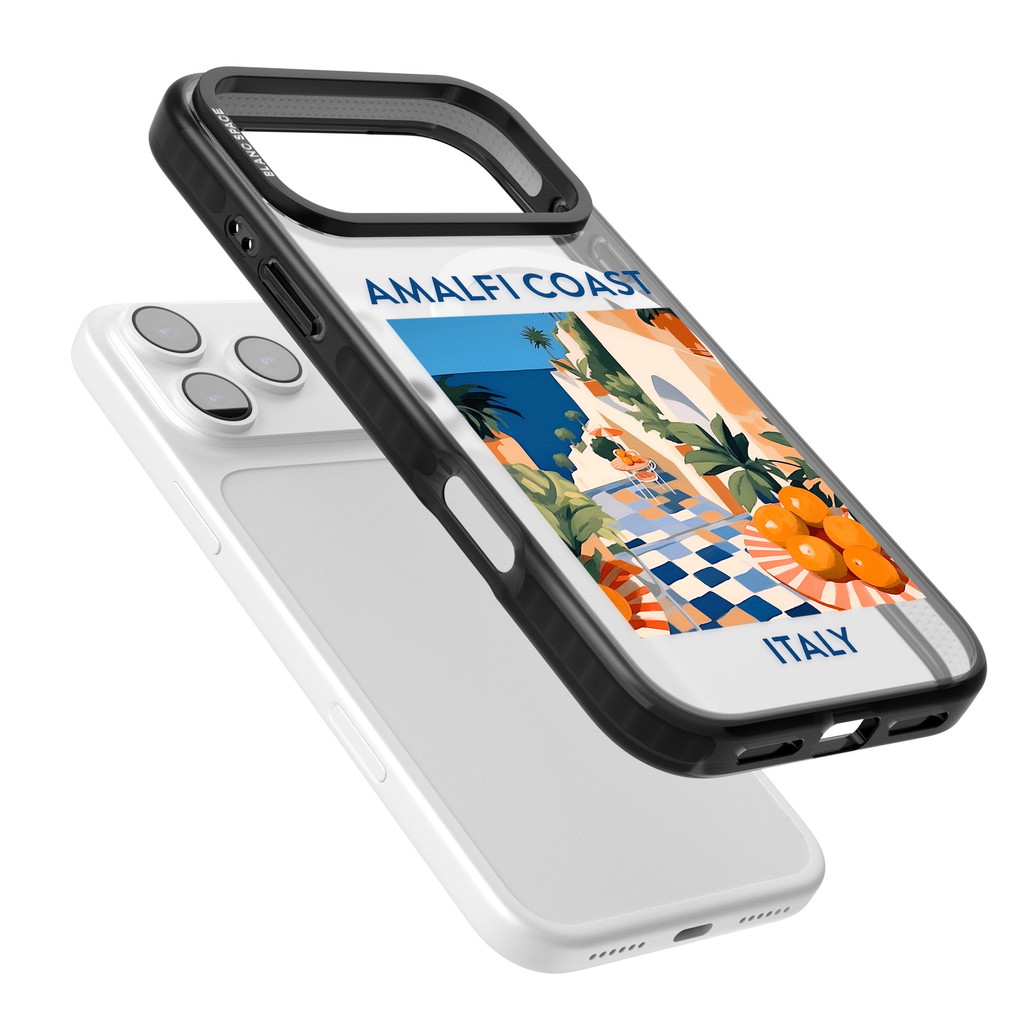Amalfi Coast iPhone 17 Pro Impact Pro Black Phone Case Colours