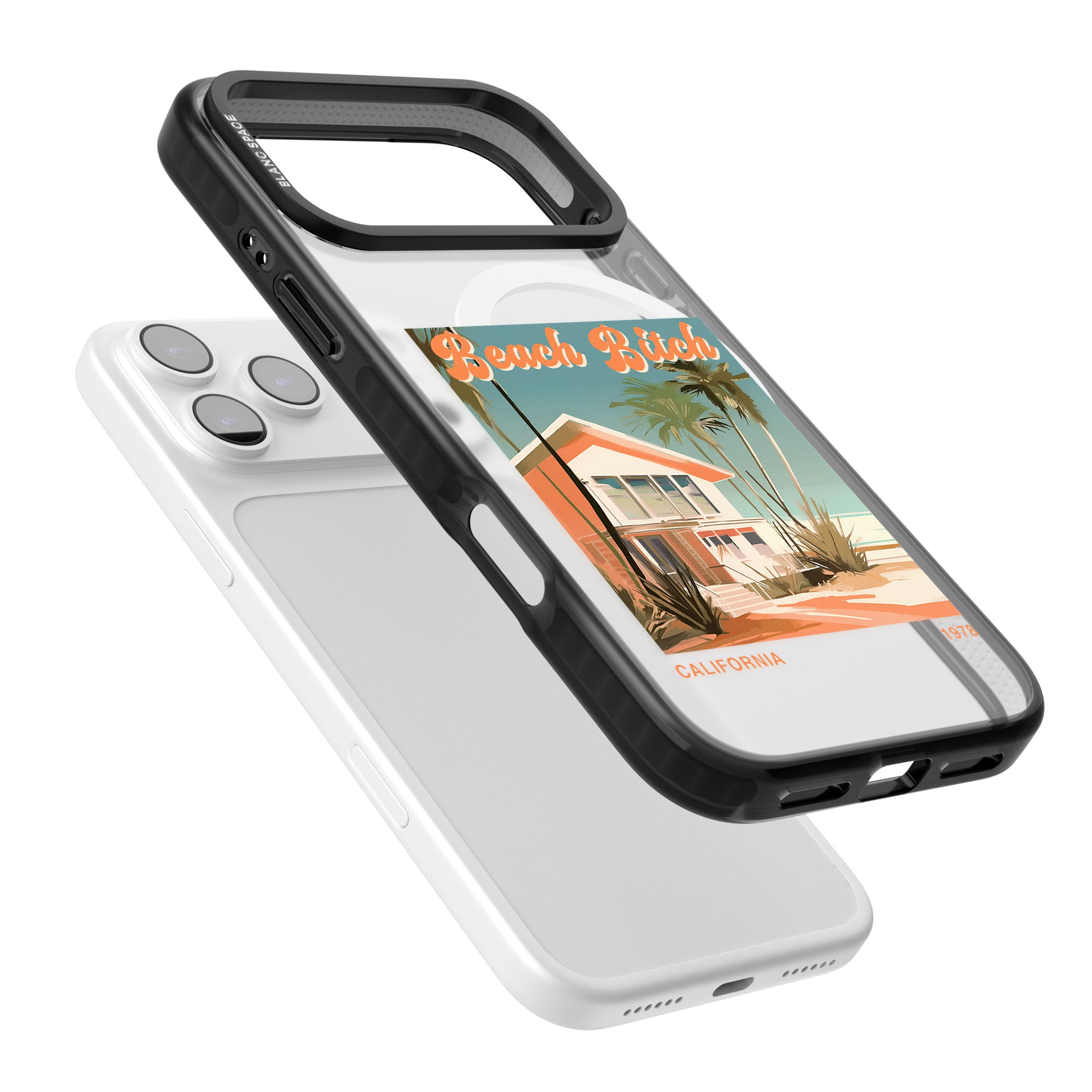 Beach B*tch iPhone 17 Pro Impact Pro Black Phone Case Colours