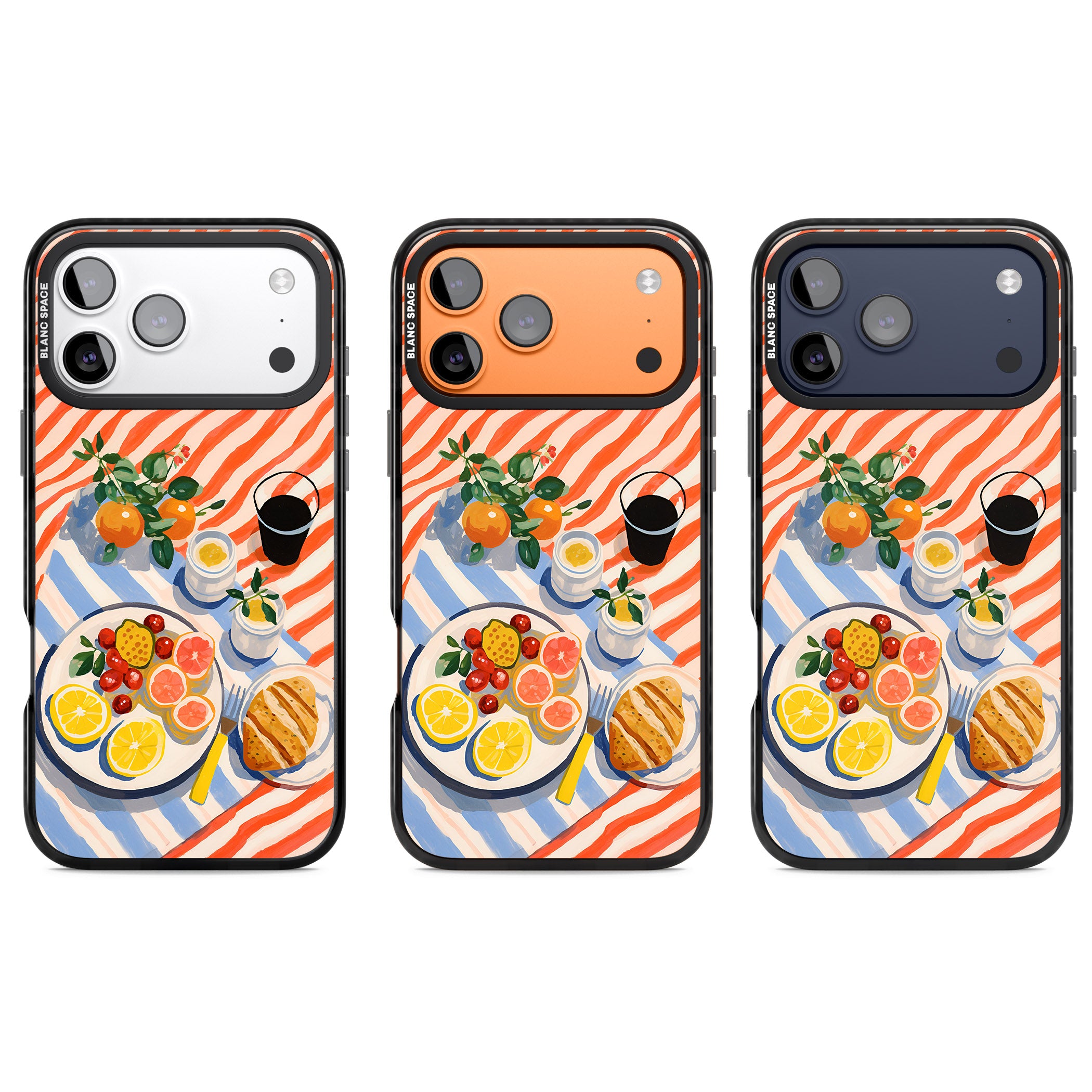 Citrus Picnic iPhone 17 Pro Impact Pro Black Phone Case APT Impact Protection