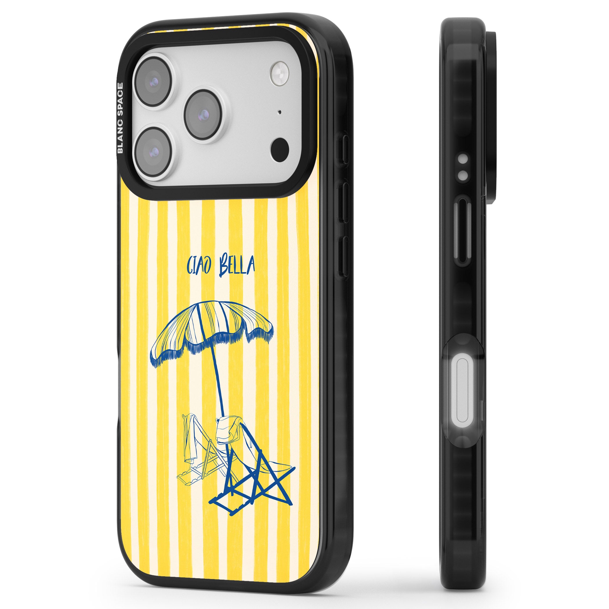 Ciao Bella iPhone 17 Pro Impact Pro Black Phone Case Side Profile