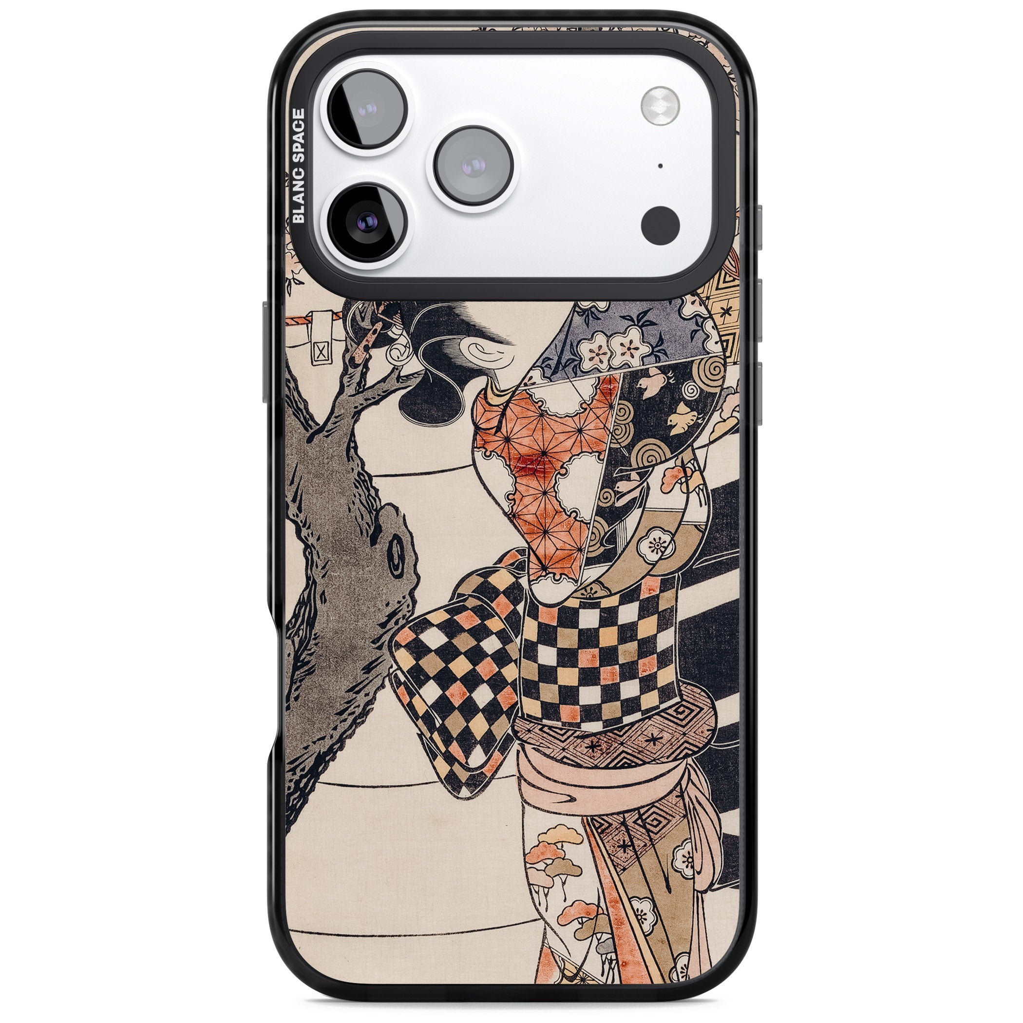 Vintage Japan iPhone 17 Pro Impact Pro Black Phone Case
