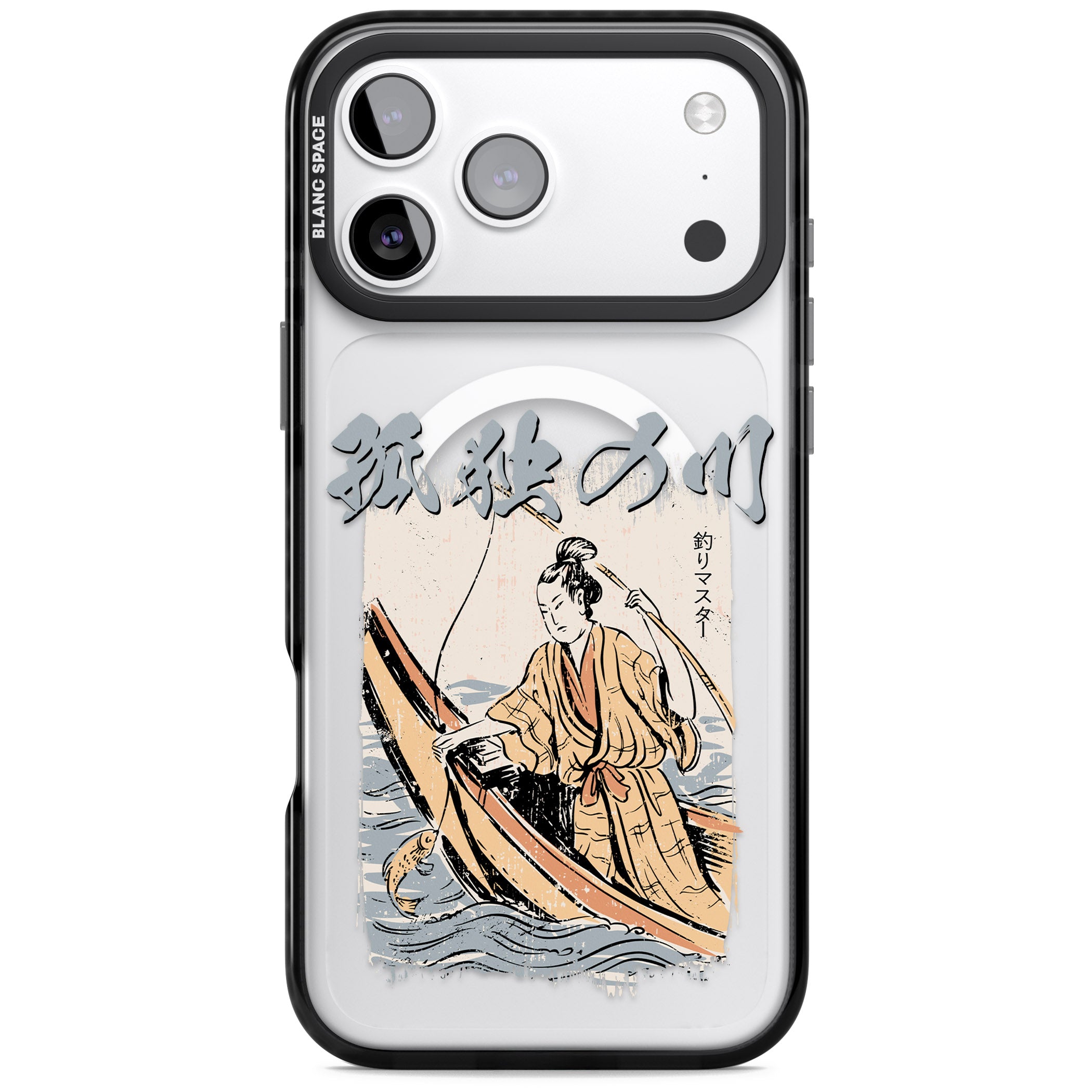 Japanese River iPhone 17 Pro Impact Pro Black Phone Case