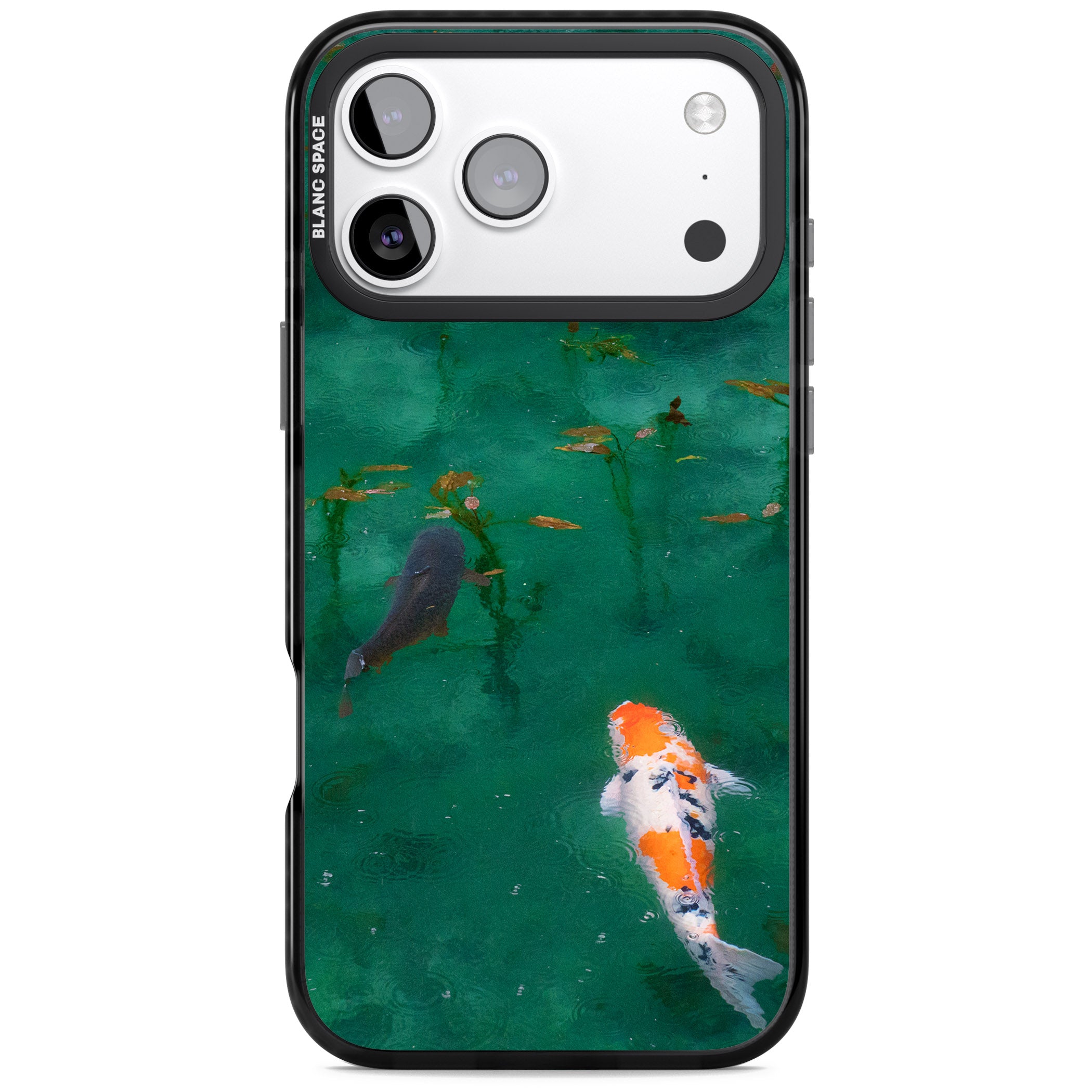 Koi Fish iPhone 17 Pro Impact Pro Black Phone Case