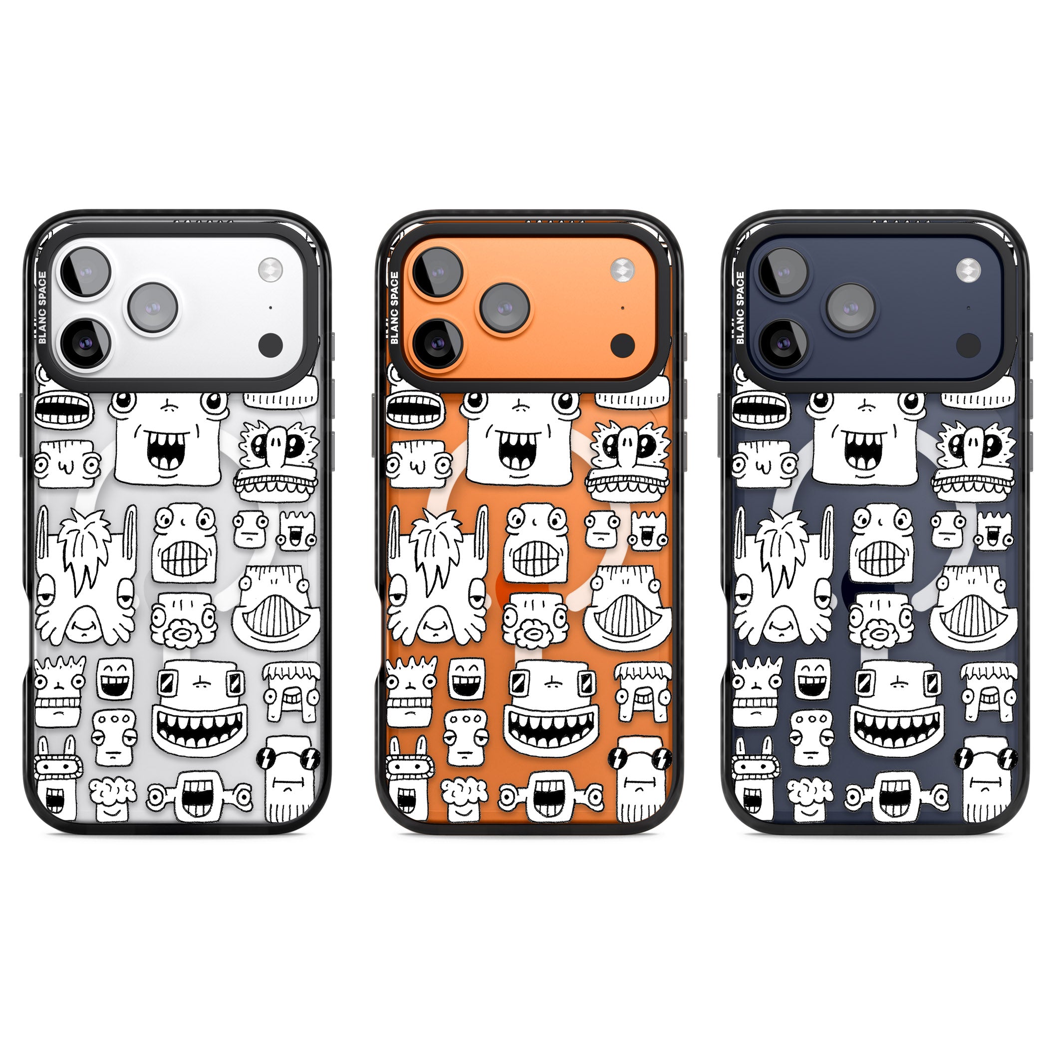 Burst Heads iPhone 17 Pro Impact Pro Black Phone Case APT Impact Protection