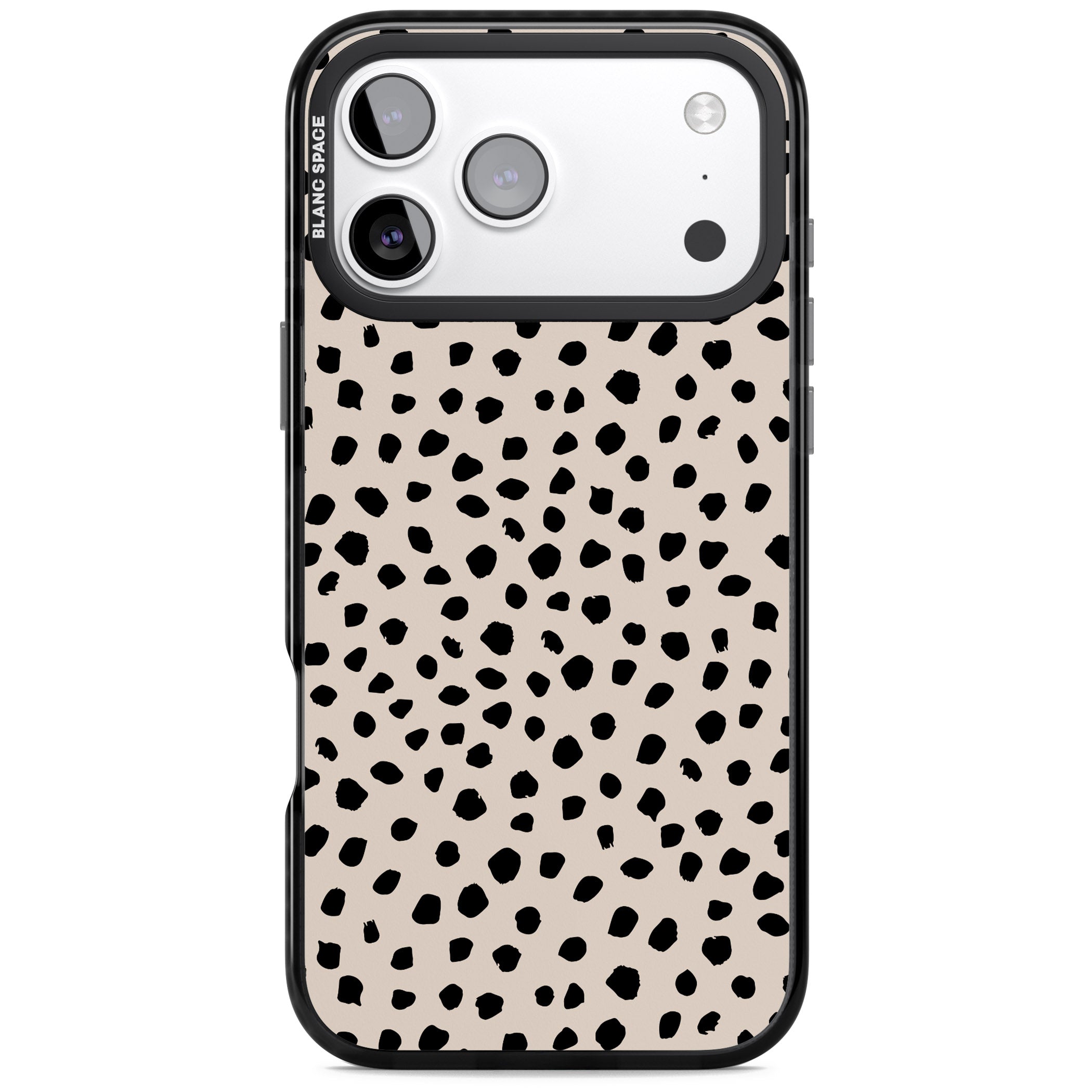 Almond Latte iPhone 17 Pro Impact Pro Black Phone Case