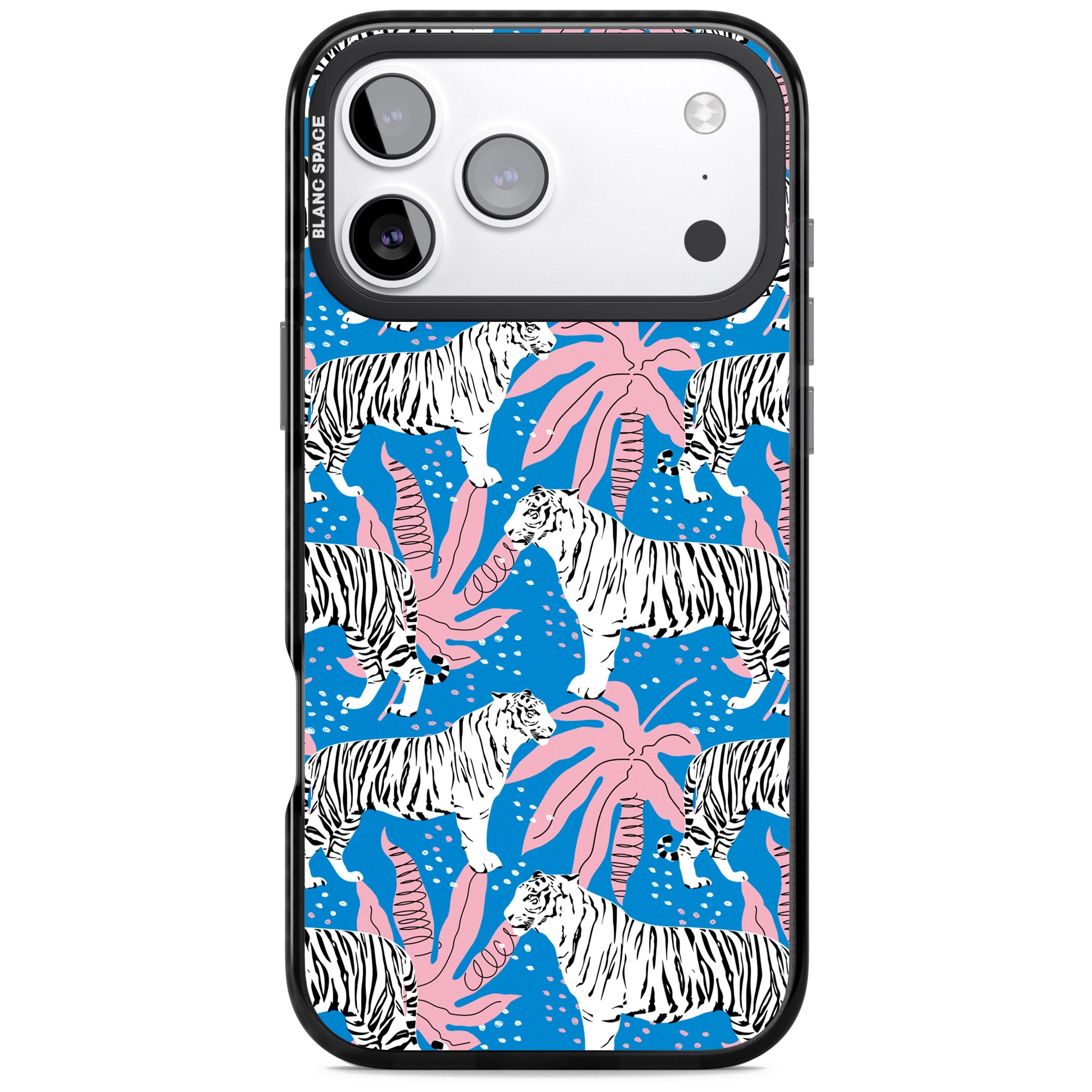 Bengal Blues iPhone 17 Pro Impact Pro Black Phone Case