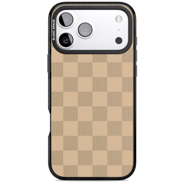 Beige Checkered