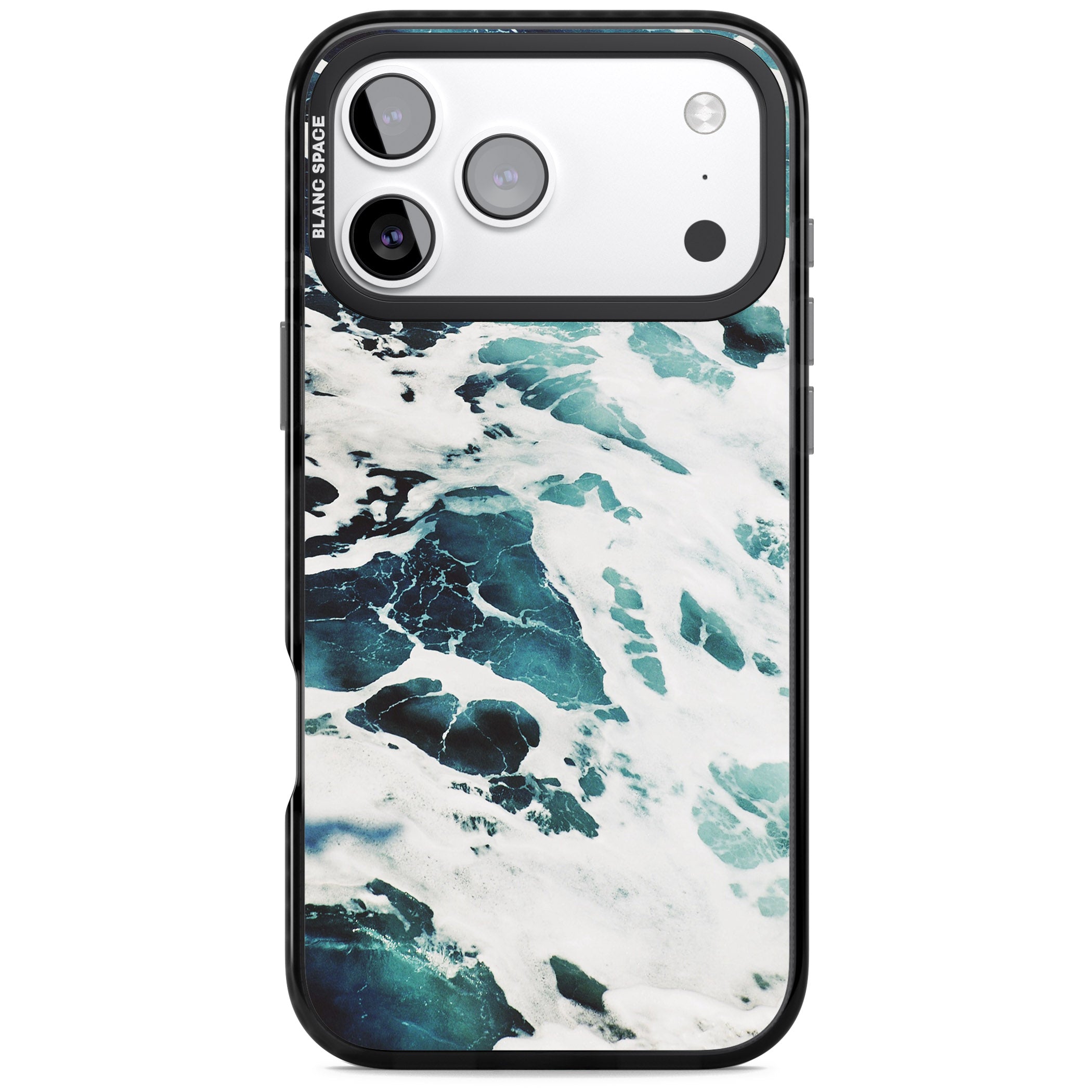 Ocean Surge iPhone 17 Pro Impact Pro Black Phone Case