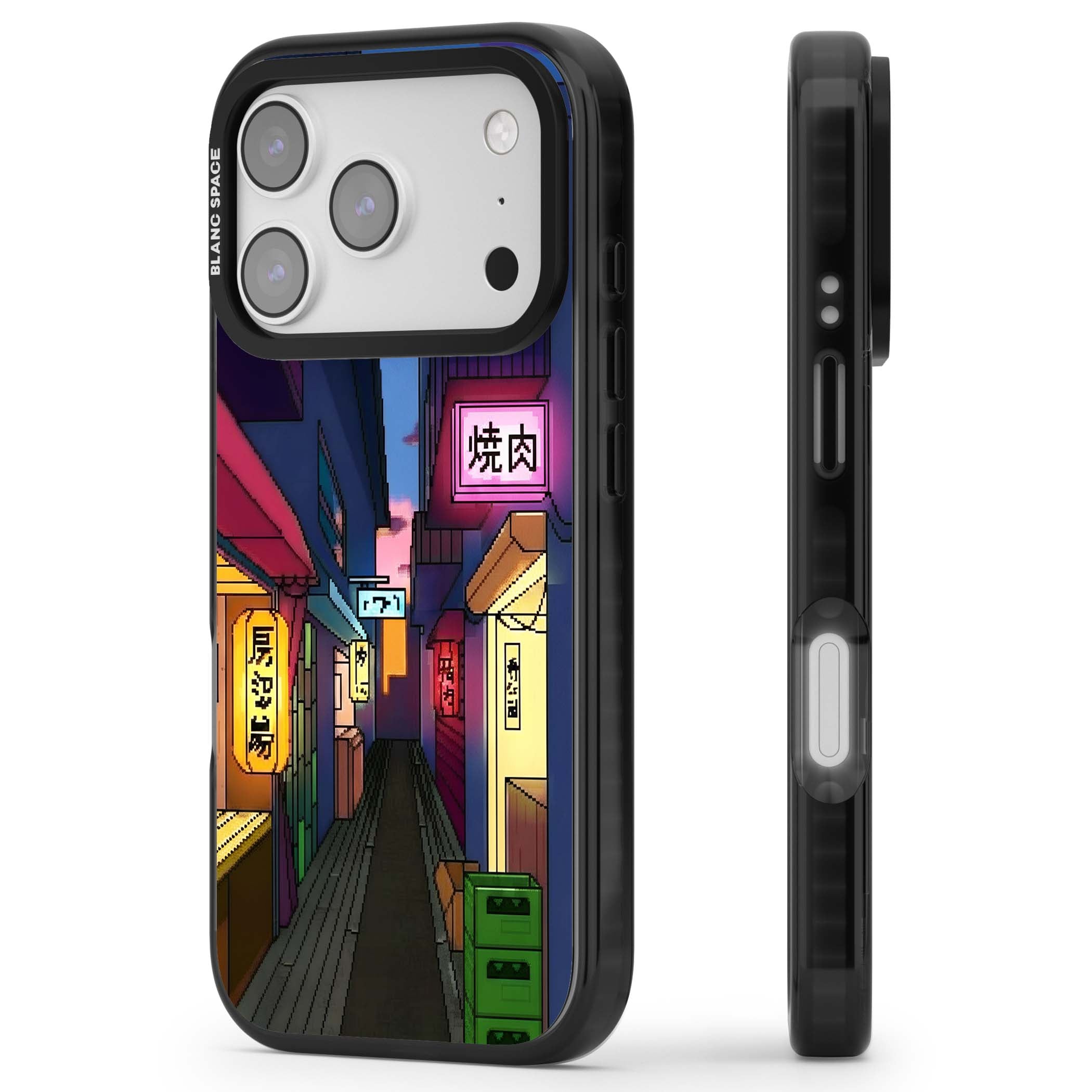 Nights In The Yokocho for him iPhone case | Black Impact Magsafe case for iPhone 17 Pro, iPhone 17 Pro Max