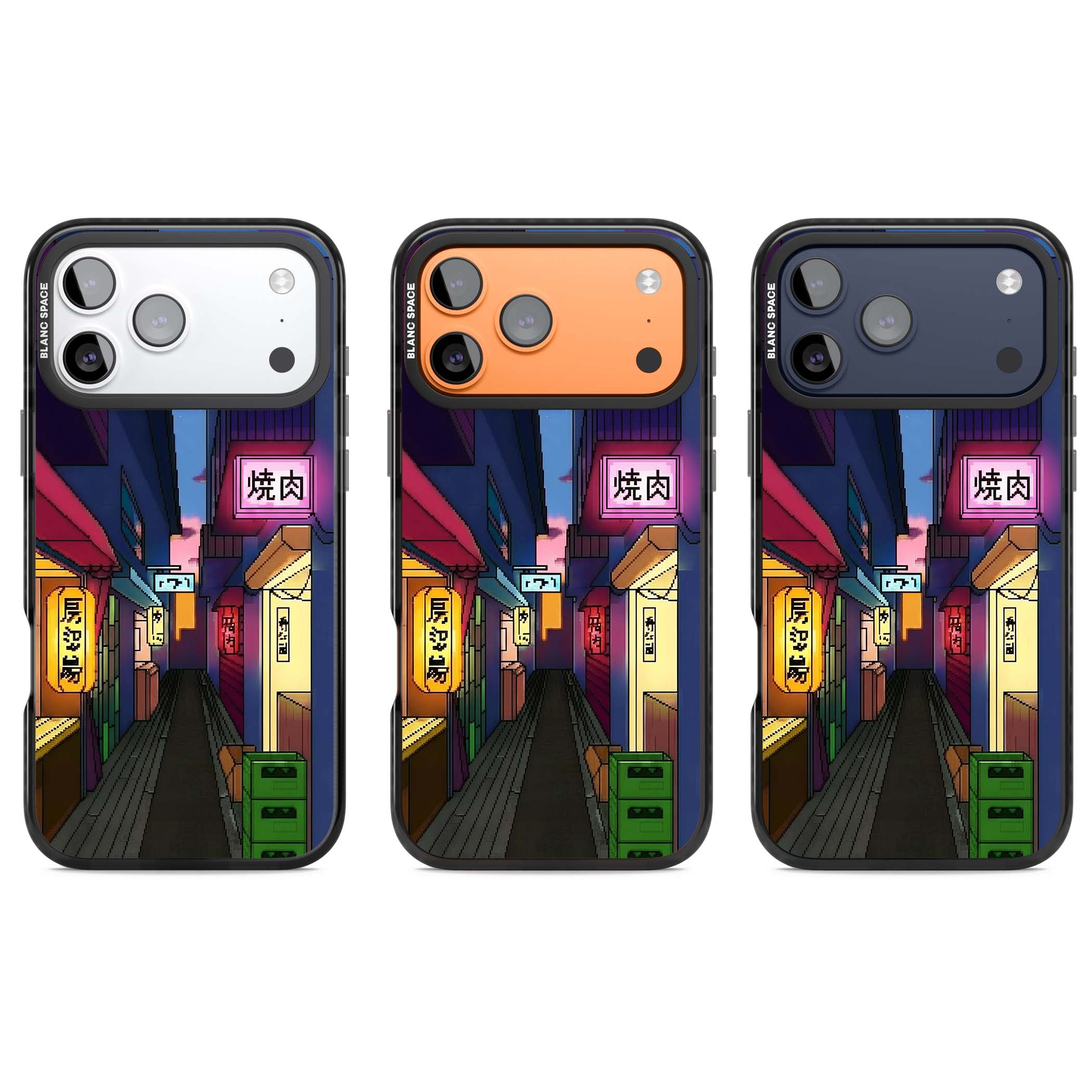 Nights In The Yokocho for him iPhone case | Black Impact Magsafe case for iPhone 17 Pro, iPhone 17 Pro Max