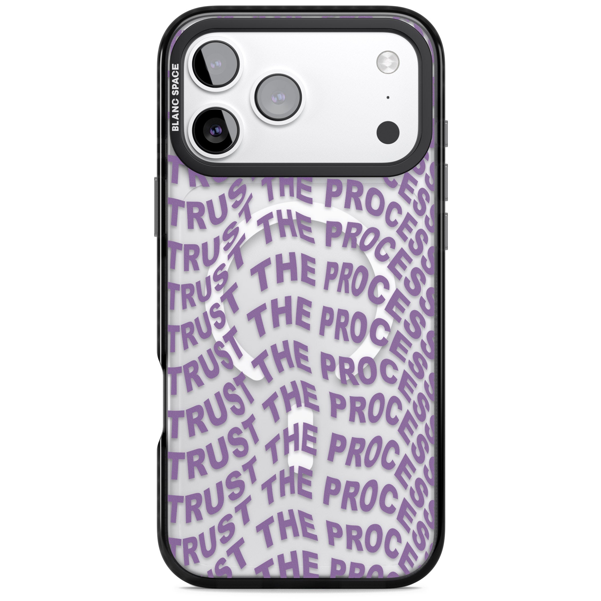 Trust The Process iPhone 17 Pro Impact Pro Black Phone Case