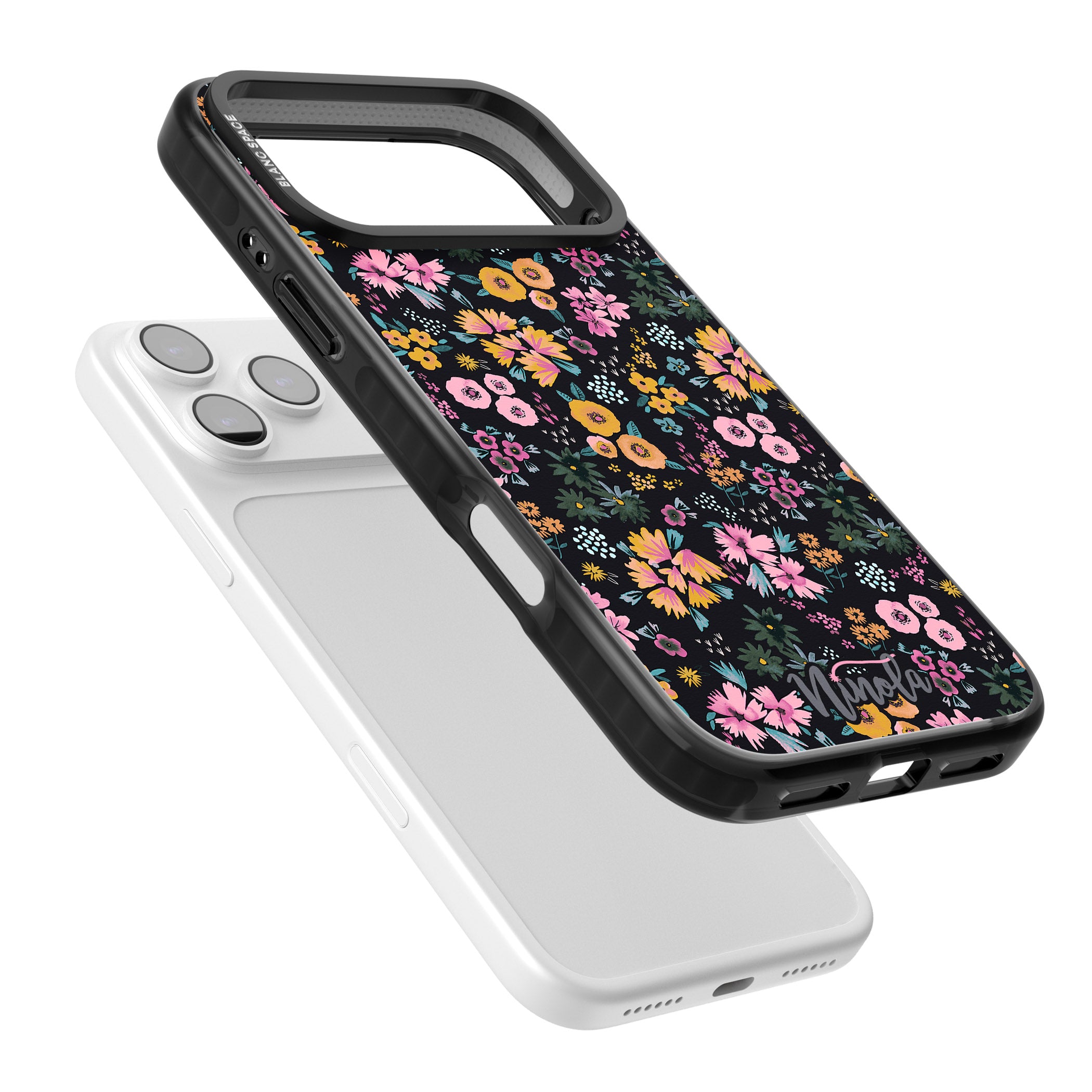 Blossom Field iPhone 17 Pro Impact Pro Black Phone Case Colours