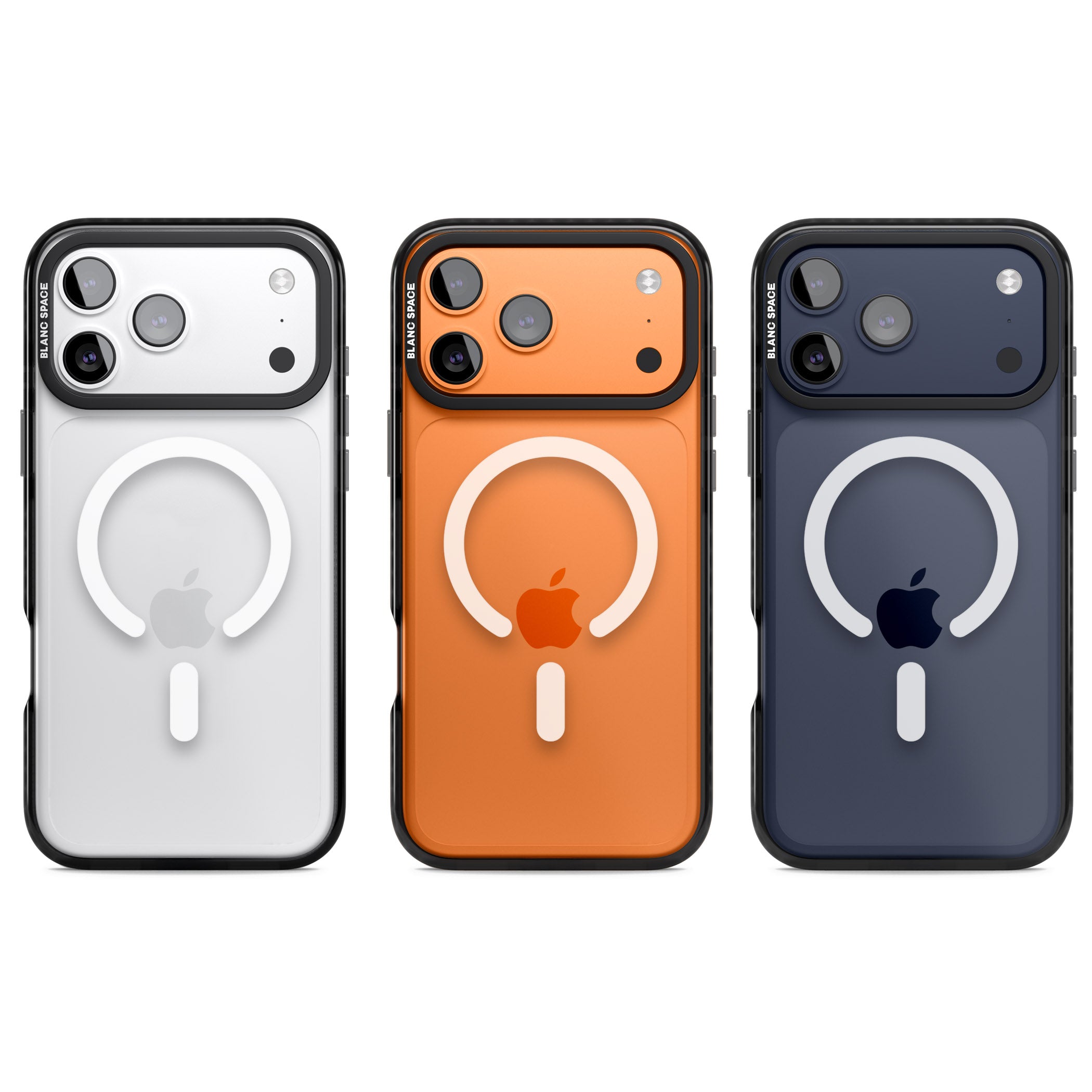Magsafe Black Clear Impact Phone Case for iPhone & Samsung