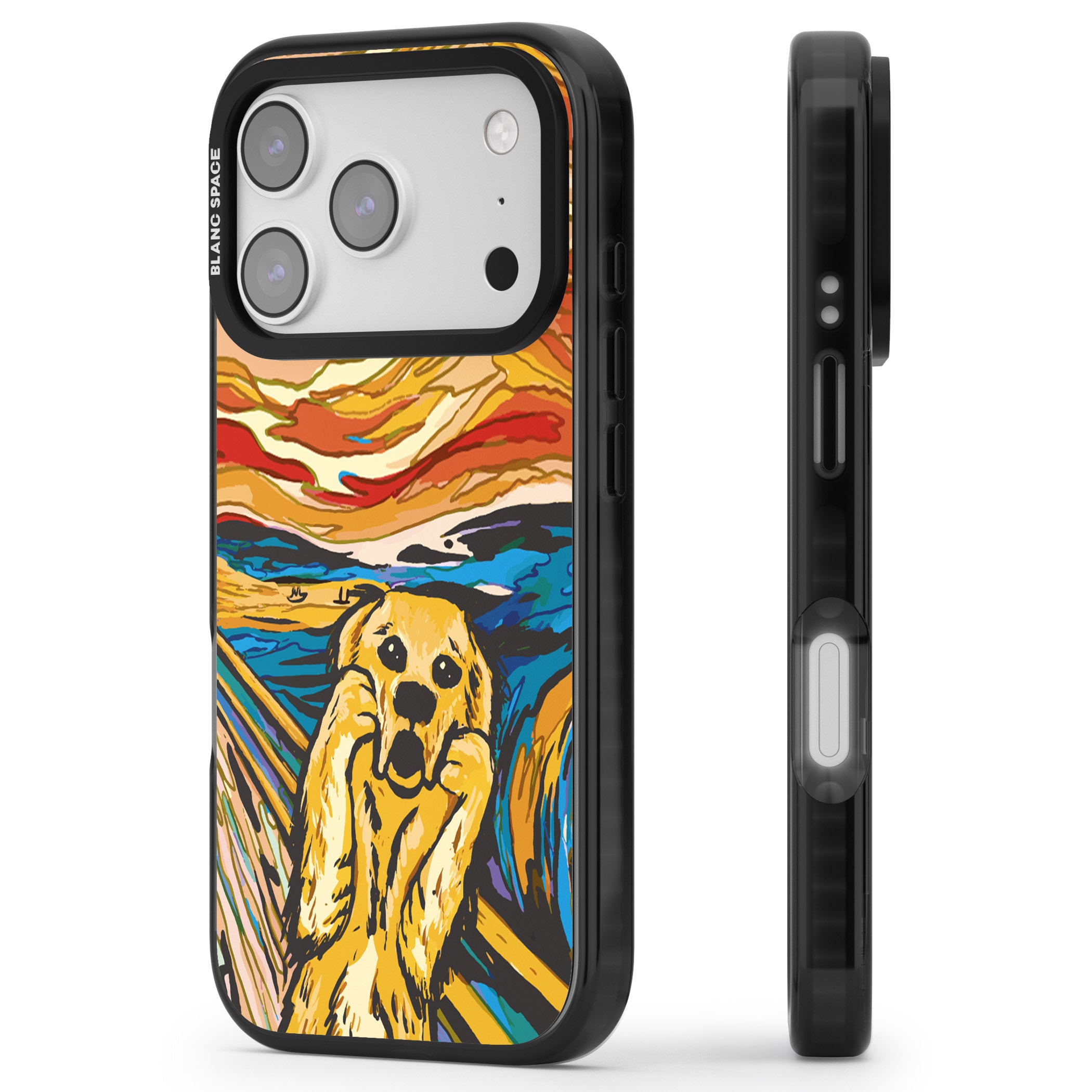 The Bark iPhone 17 Pro Impact Pro Black Phone Case Side Profile