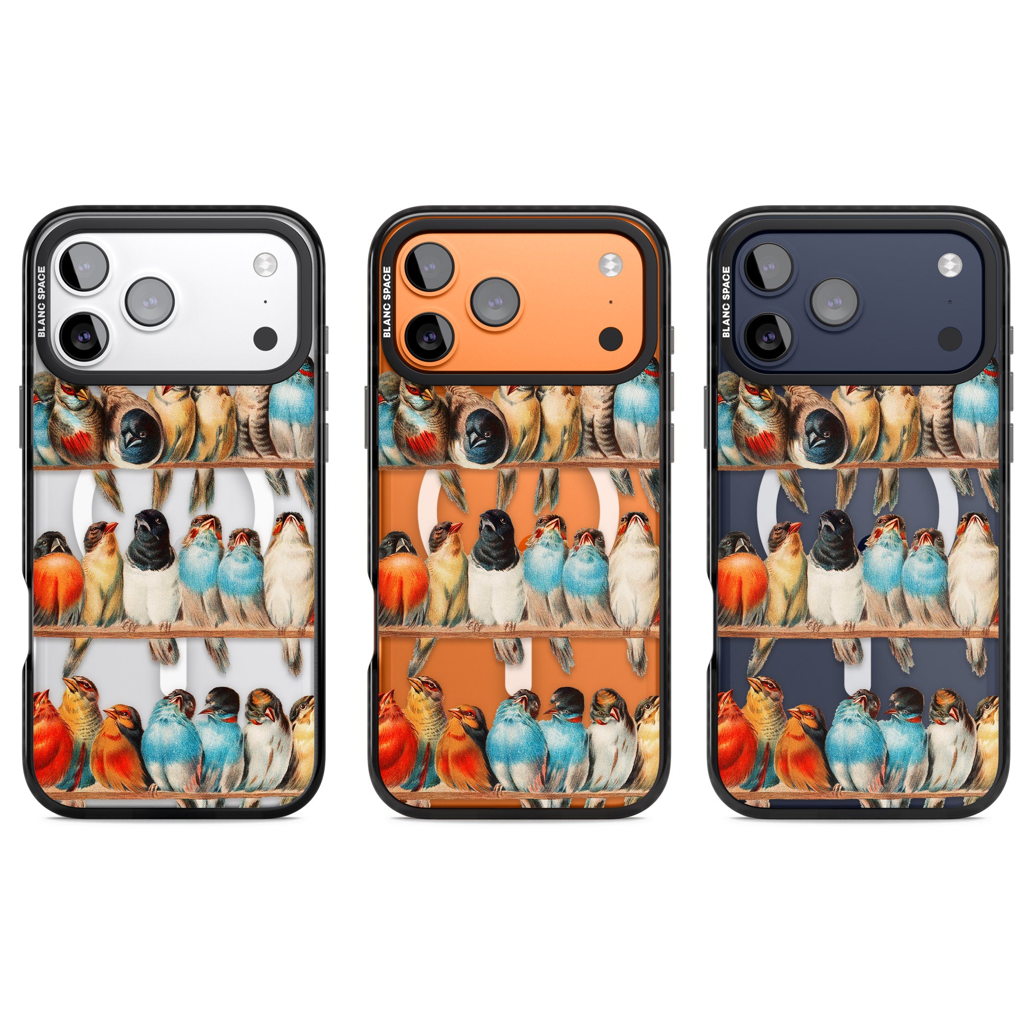 A Perch Of Birds iPhone 17 Pro Impact Pro Black Phone Case APT Impact Protection